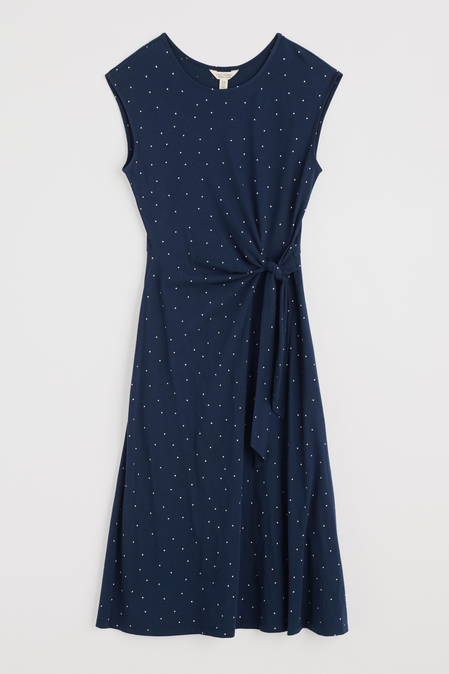 Fettling Jersey Tie Detail Midi Dress