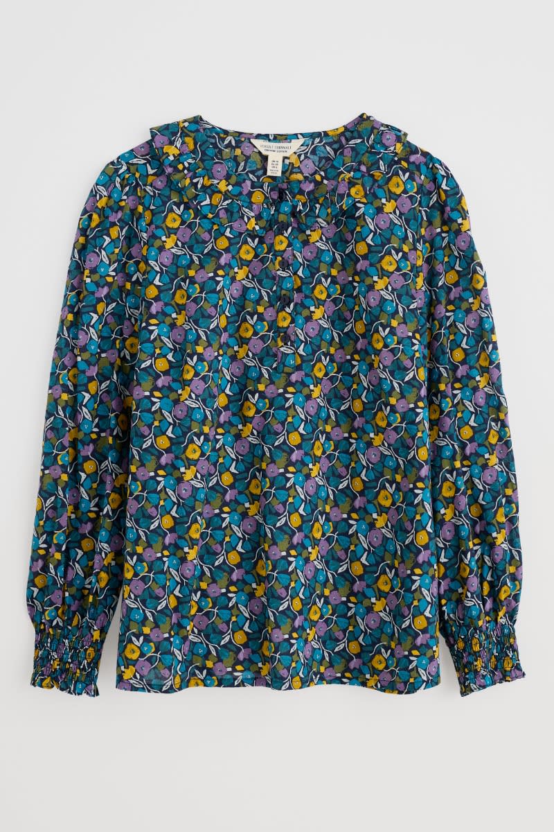 Last Leaf Printed Top in GOTS-Certified Organic Cotton