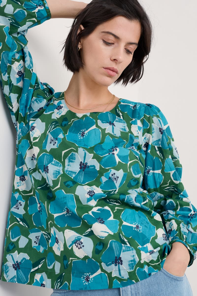 Quill Top in GOTS-Certified Organic Cotton