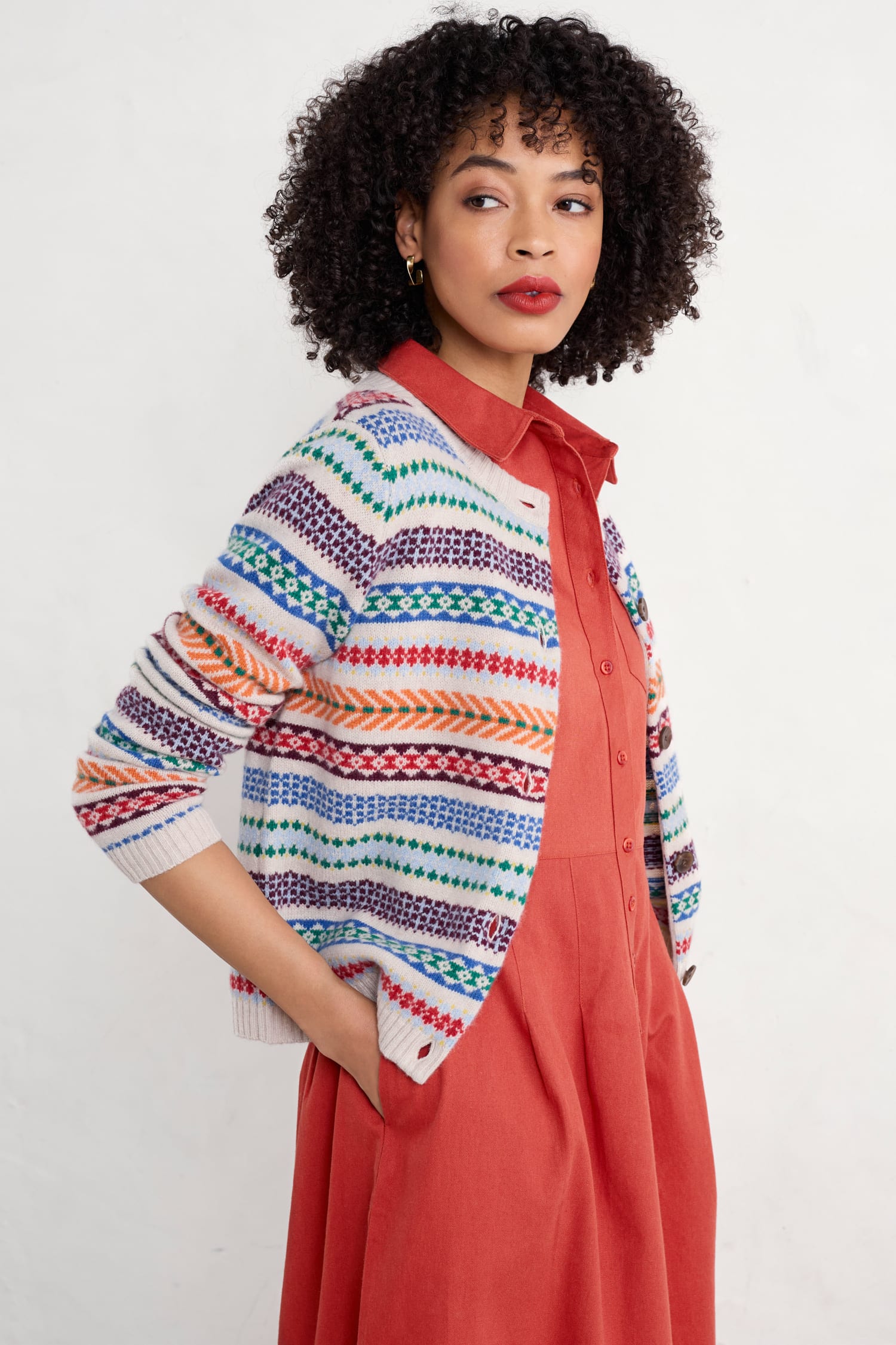 Percella Cove Fair Isle Cardigan