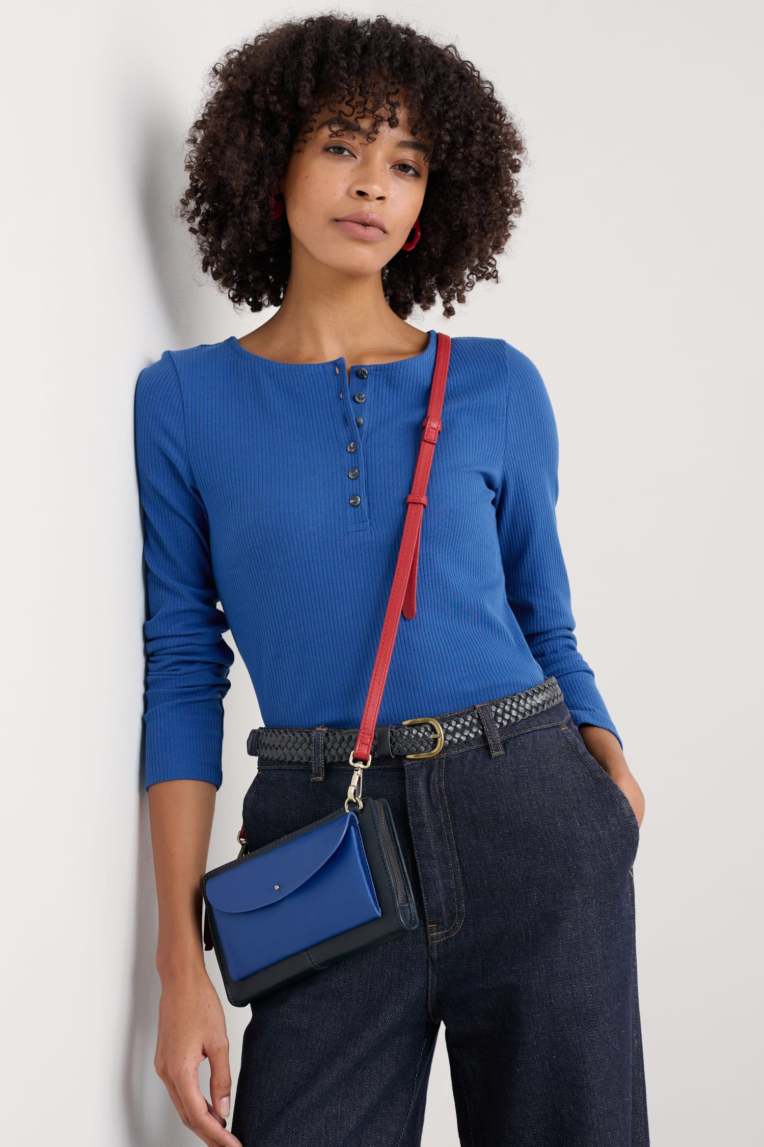Early Orchid Long Sleeve Henley Top