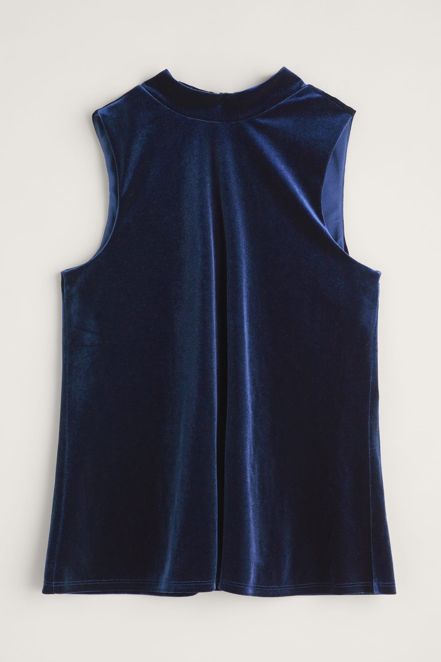 Winter Cherry Sleeveless Velvet Top