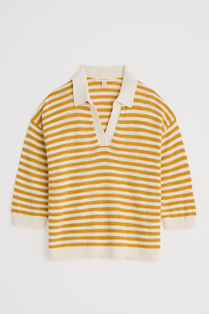 Gwynver Lightweight V-Neck Collared Jumper