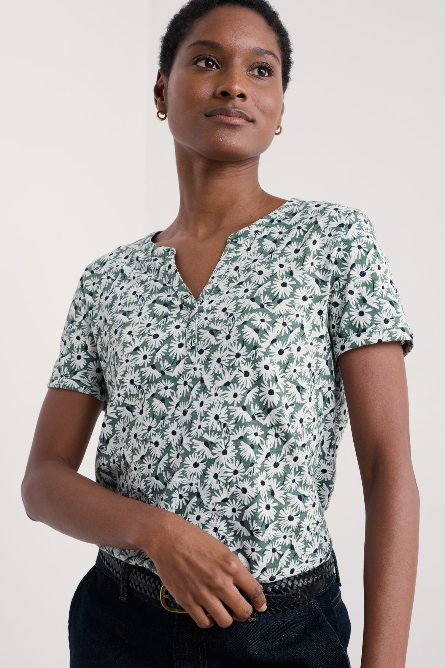 Waterflow Short Sleeve Top