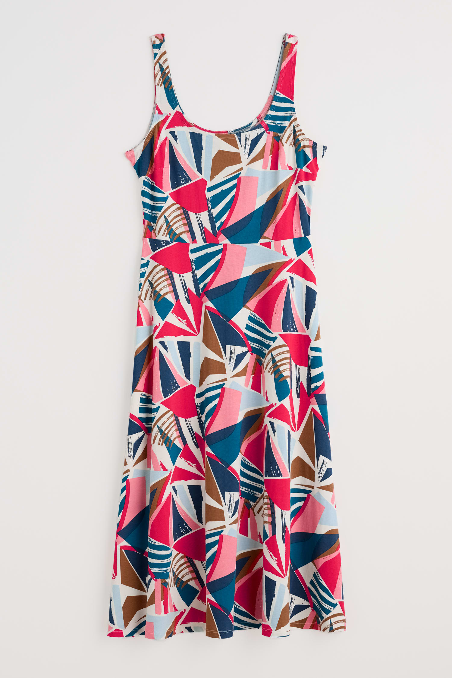 Sun Gleam Jersey Midi Dress
