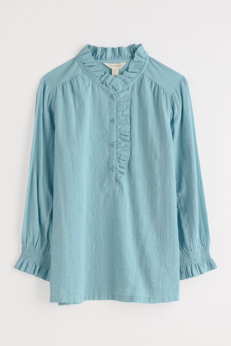 Feather Star Checked Top