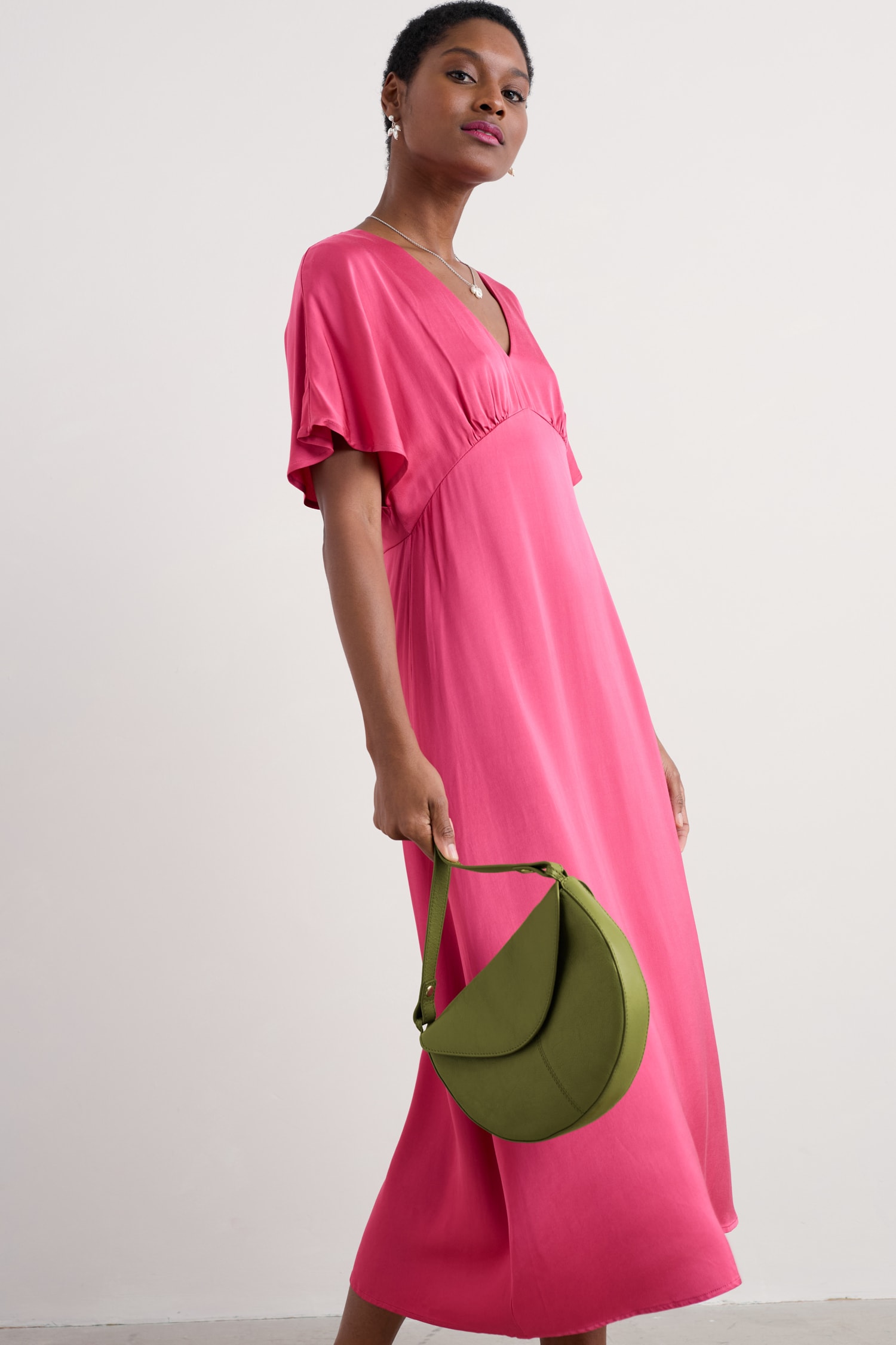 Evenglow Satin Dress