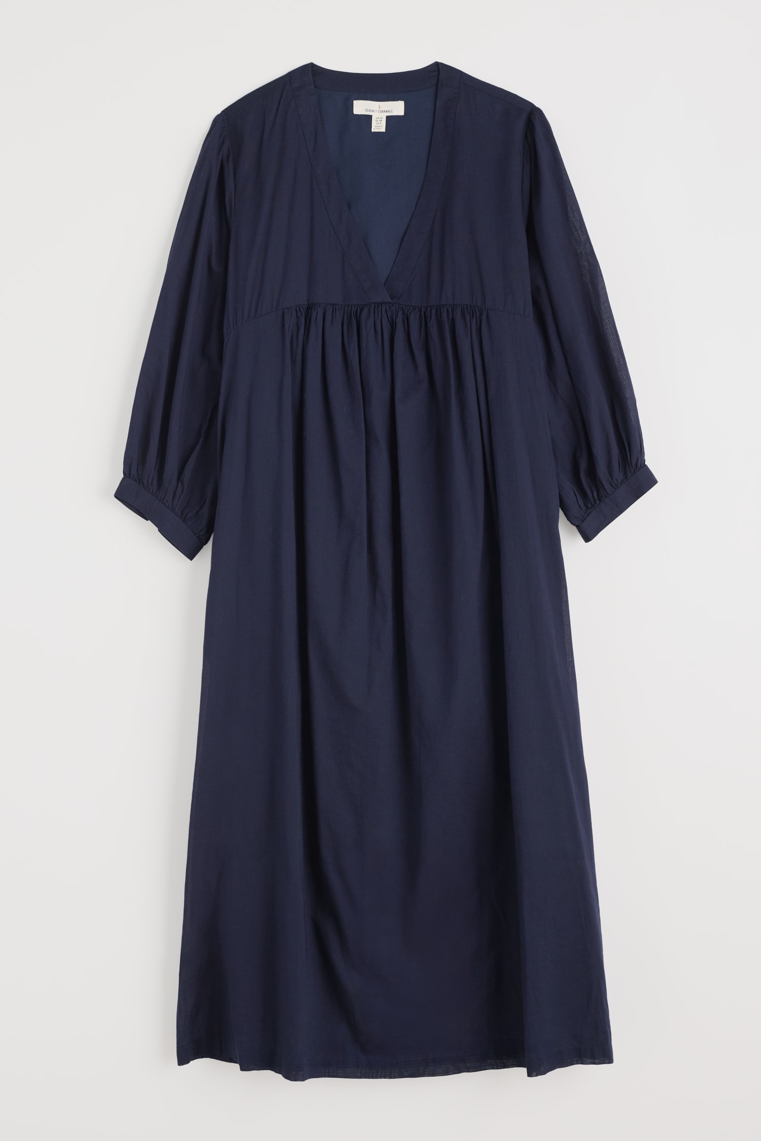 Earth Colours Kaftan Dress in GOTS-Certified Organic Cotton Voile