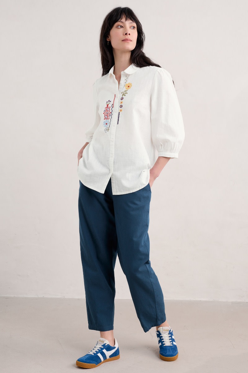 Vow Cave Tapered Trousers in GOTS-Certified Organic Cotton