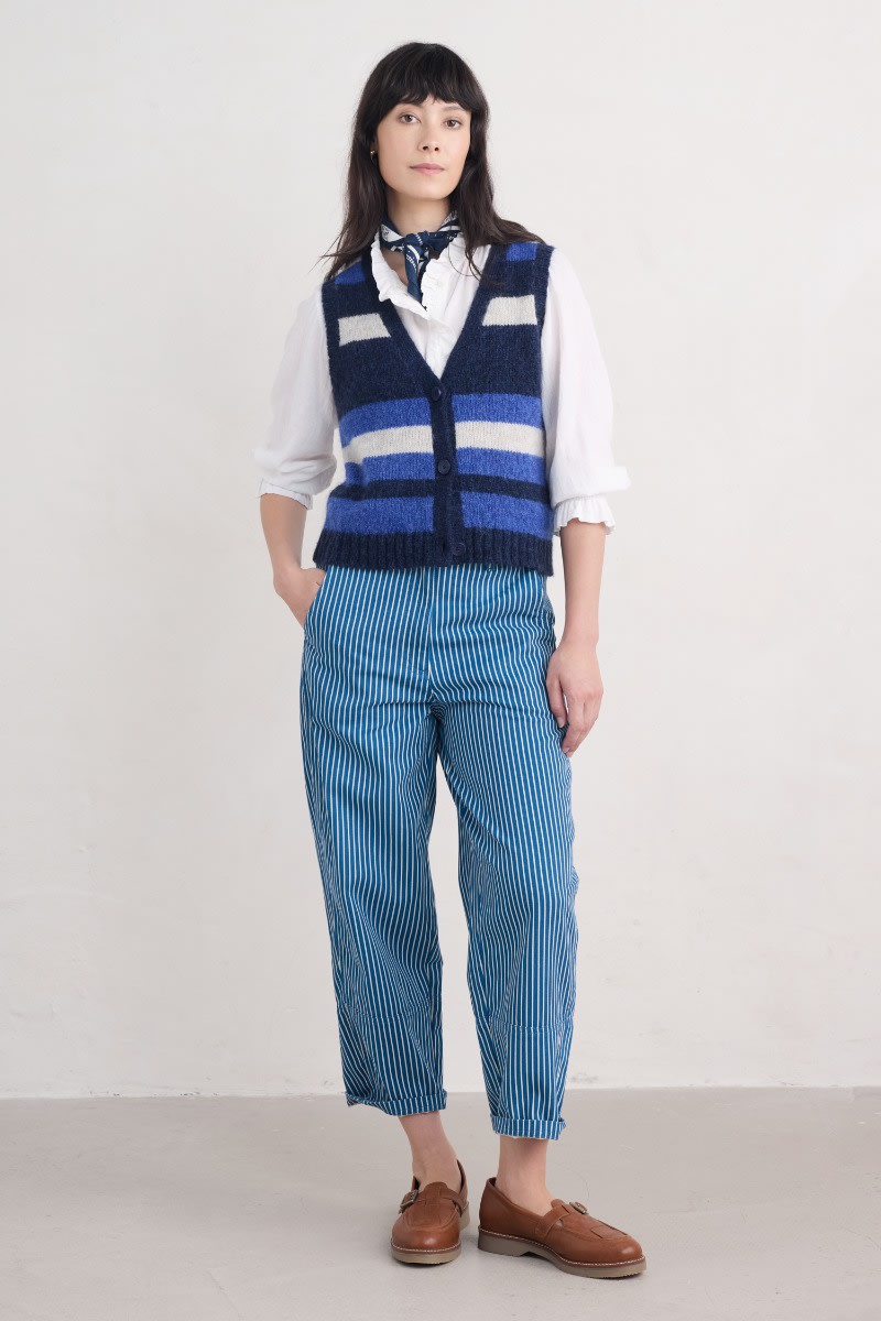 Painted Forms Organic Cotton Barrel Leg Trousers