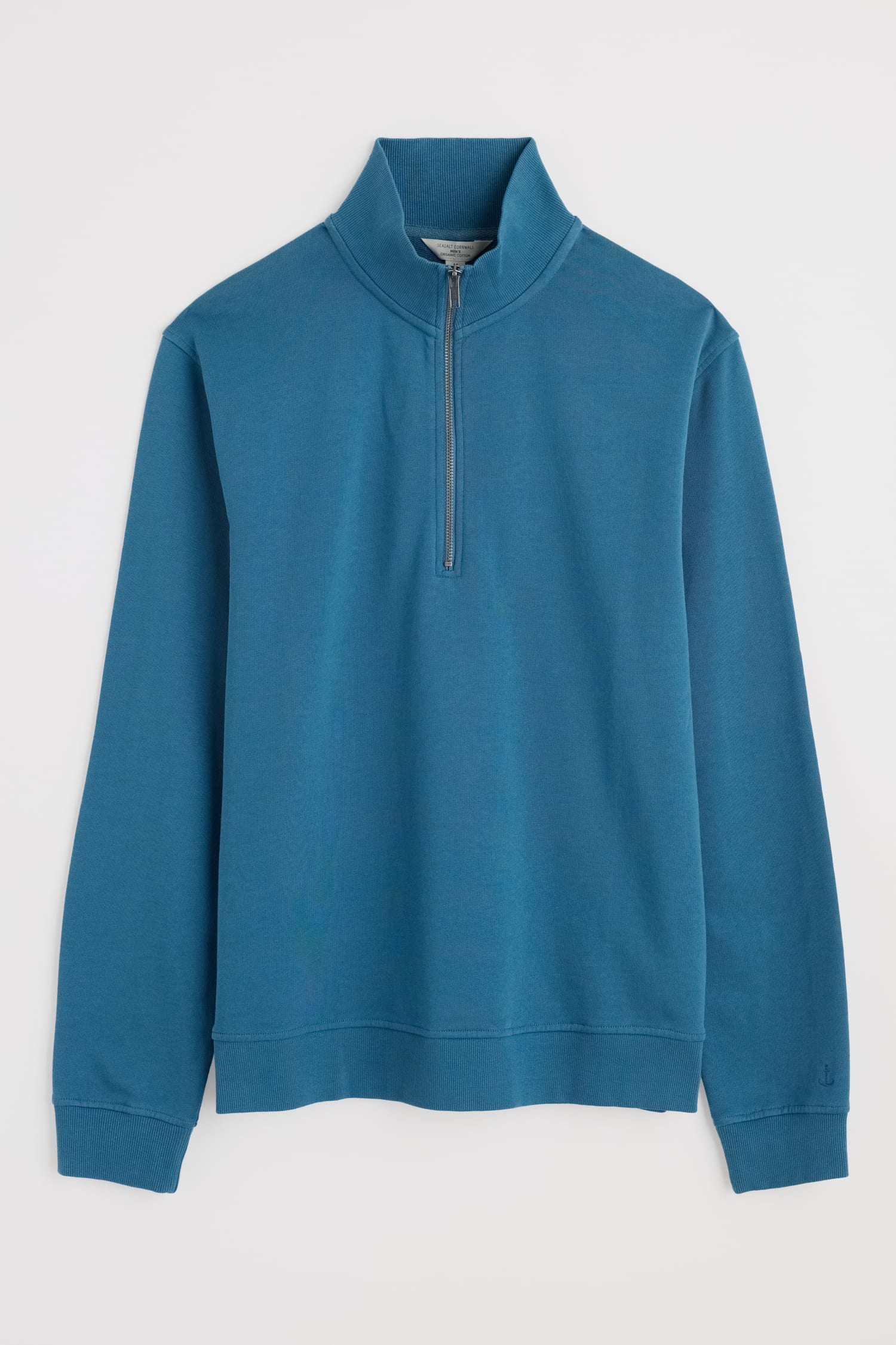 Men's Wood Moss Quarter Zip Sweatshirt