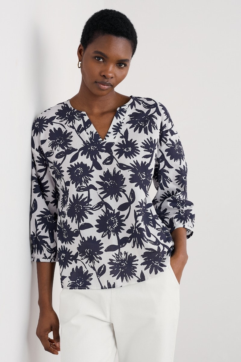 Streamlet Swing-Shape Top in GOTS-Certified Organic Cotton