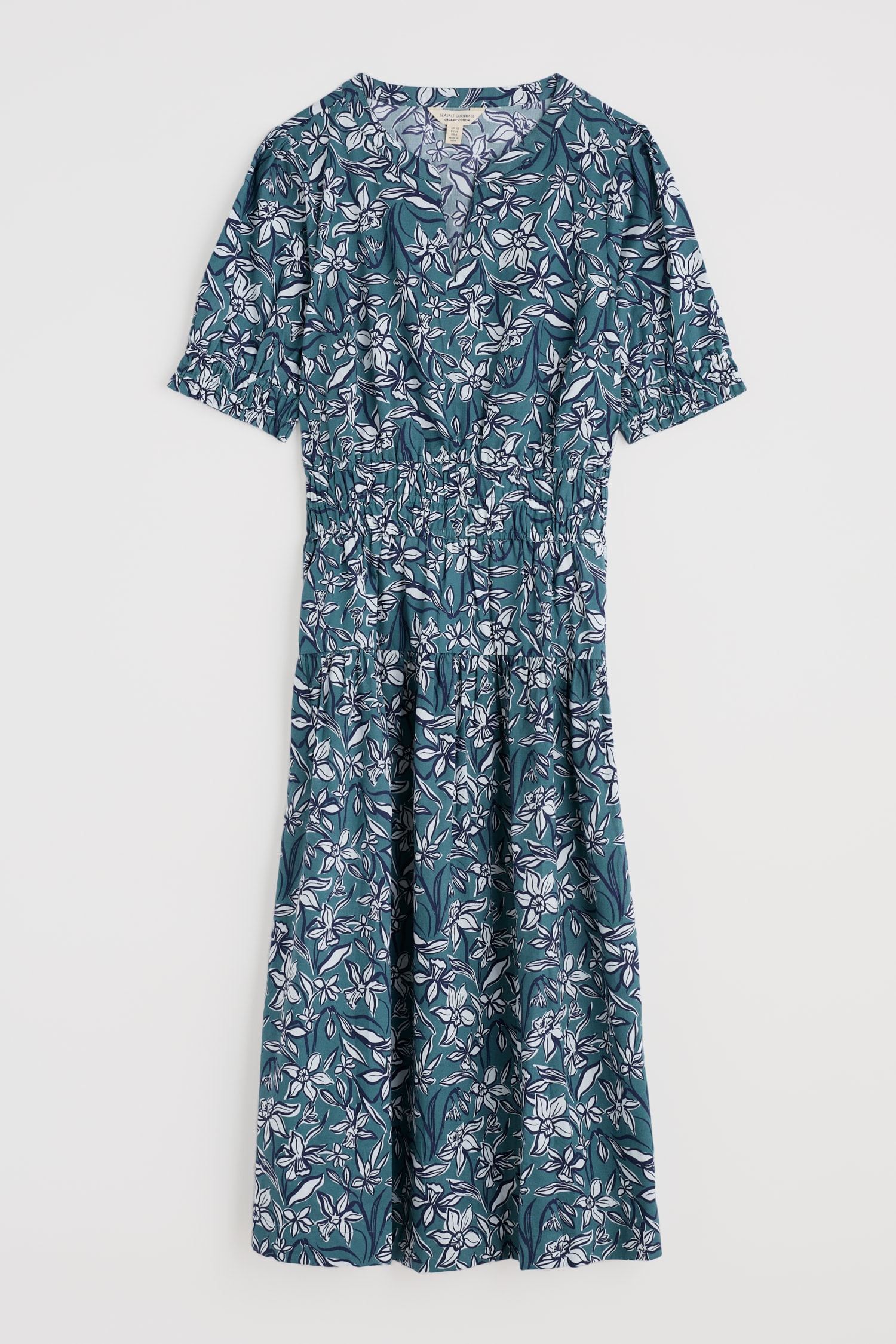 Edith Smocked Dress in GOTS-Certified Organic Cotton