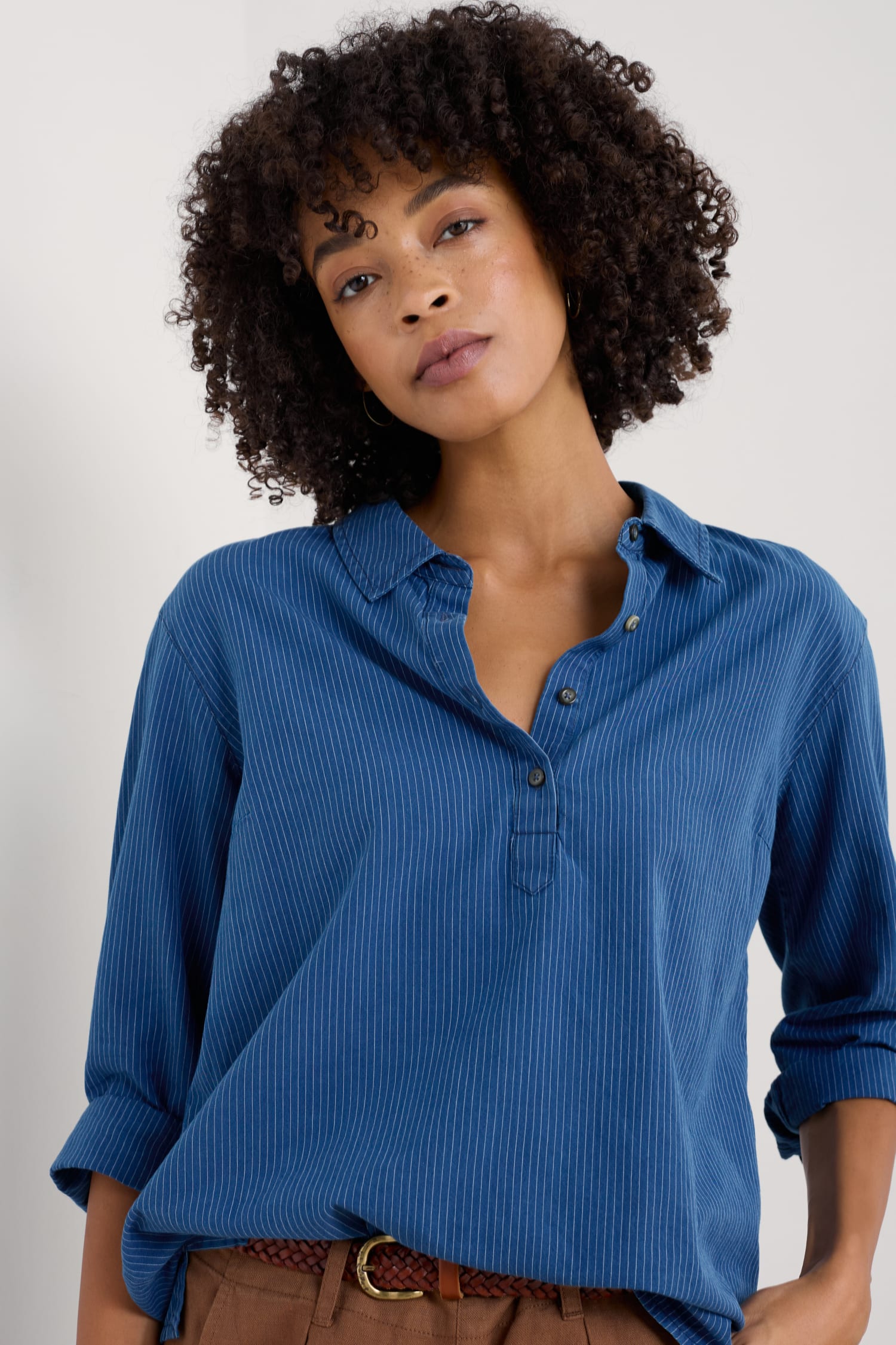 St Keverne Yarn-Dyed Shirt