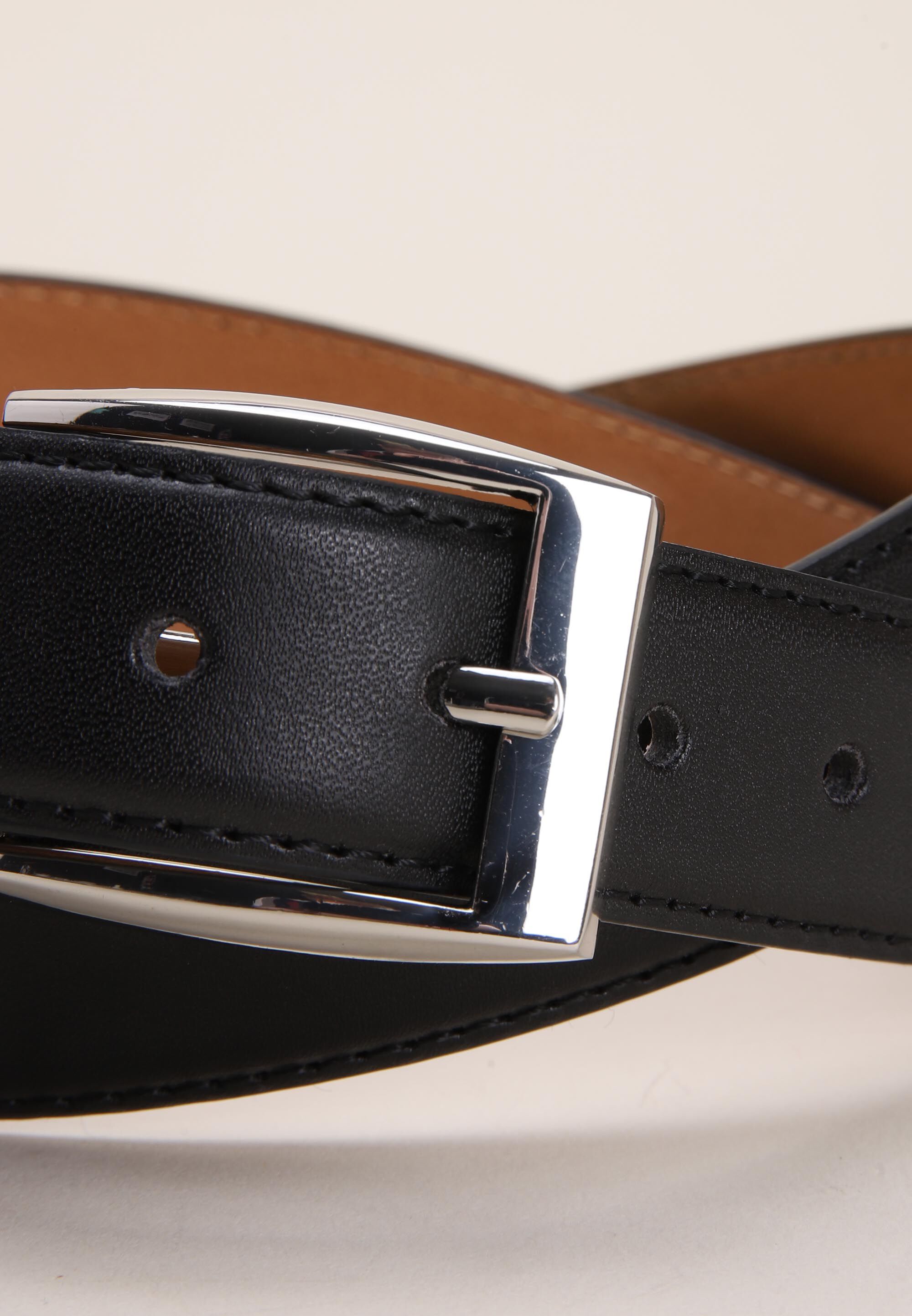 Mens Black Formal Belt
