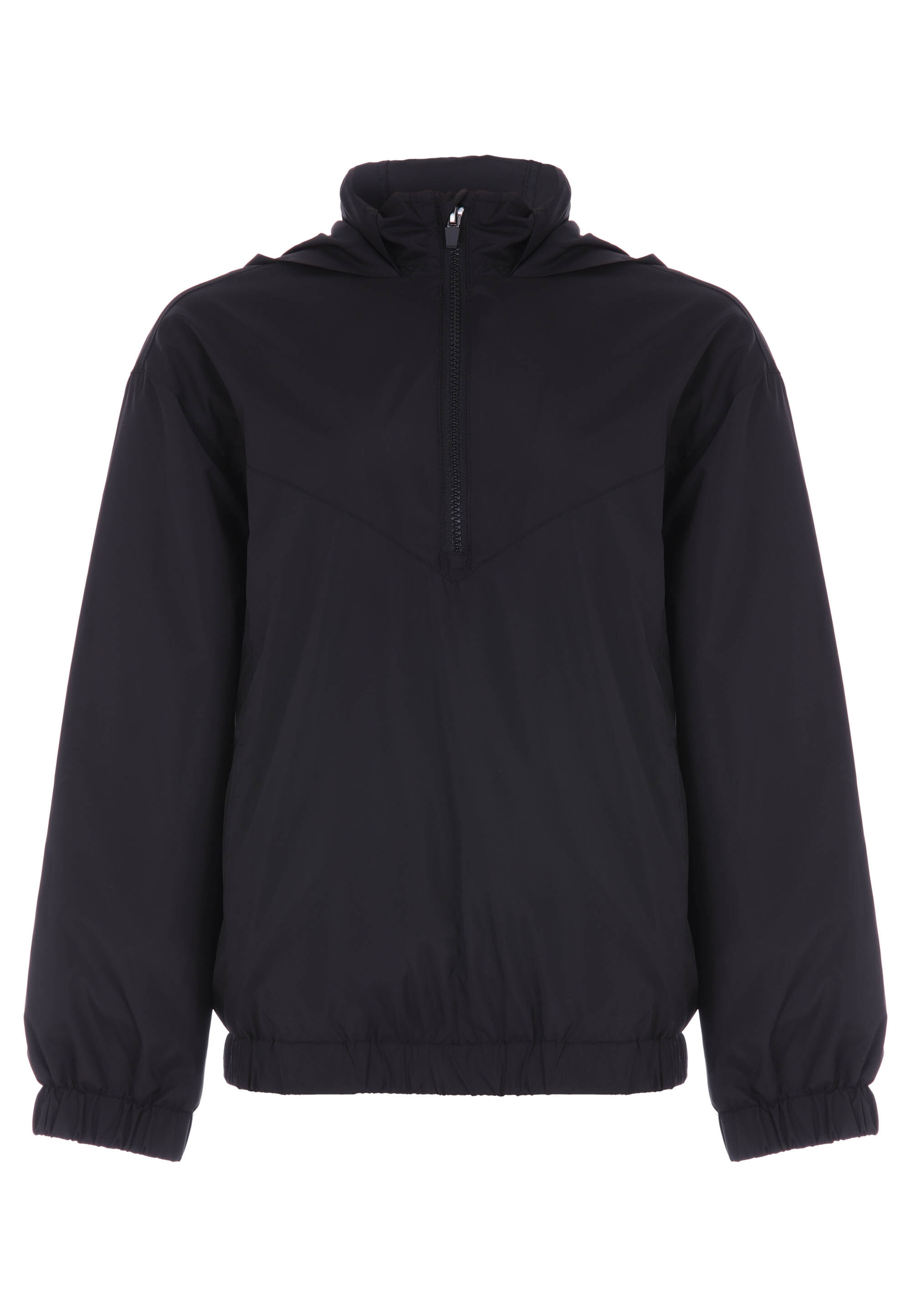 Older Boys Black Windbreaker Jacket