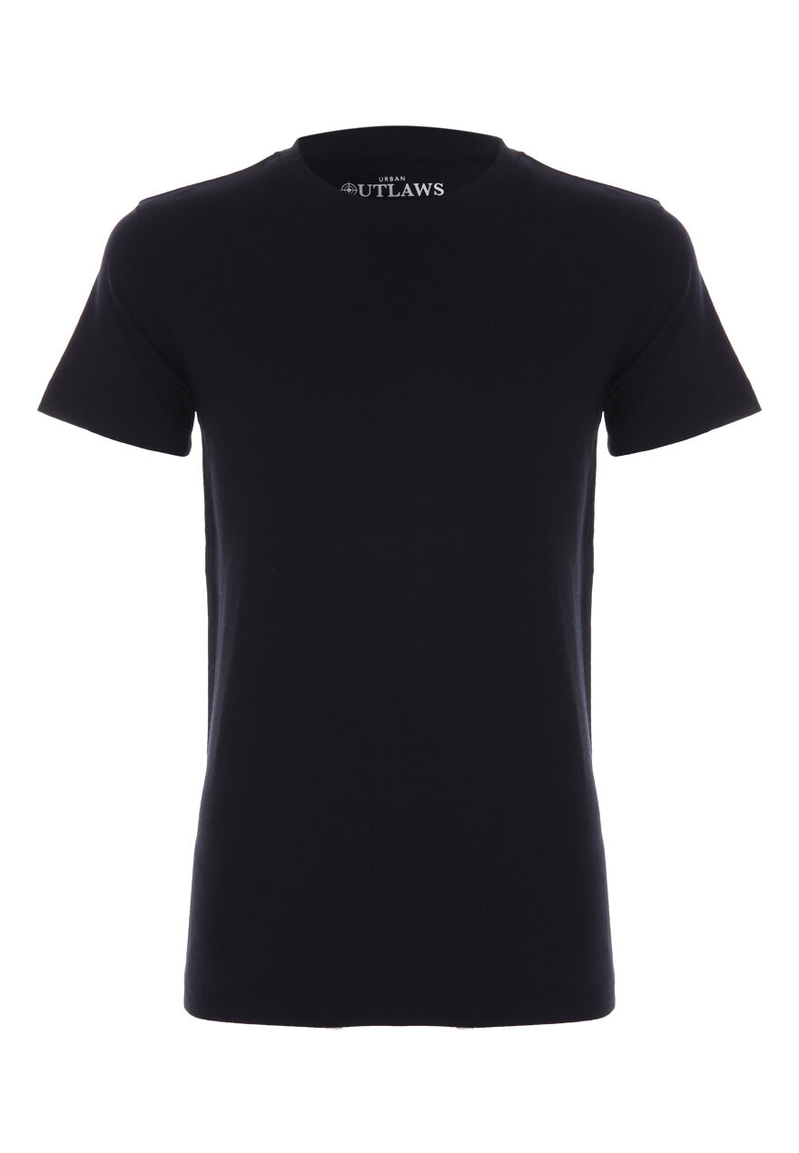 Older Boys Black T-Shirt