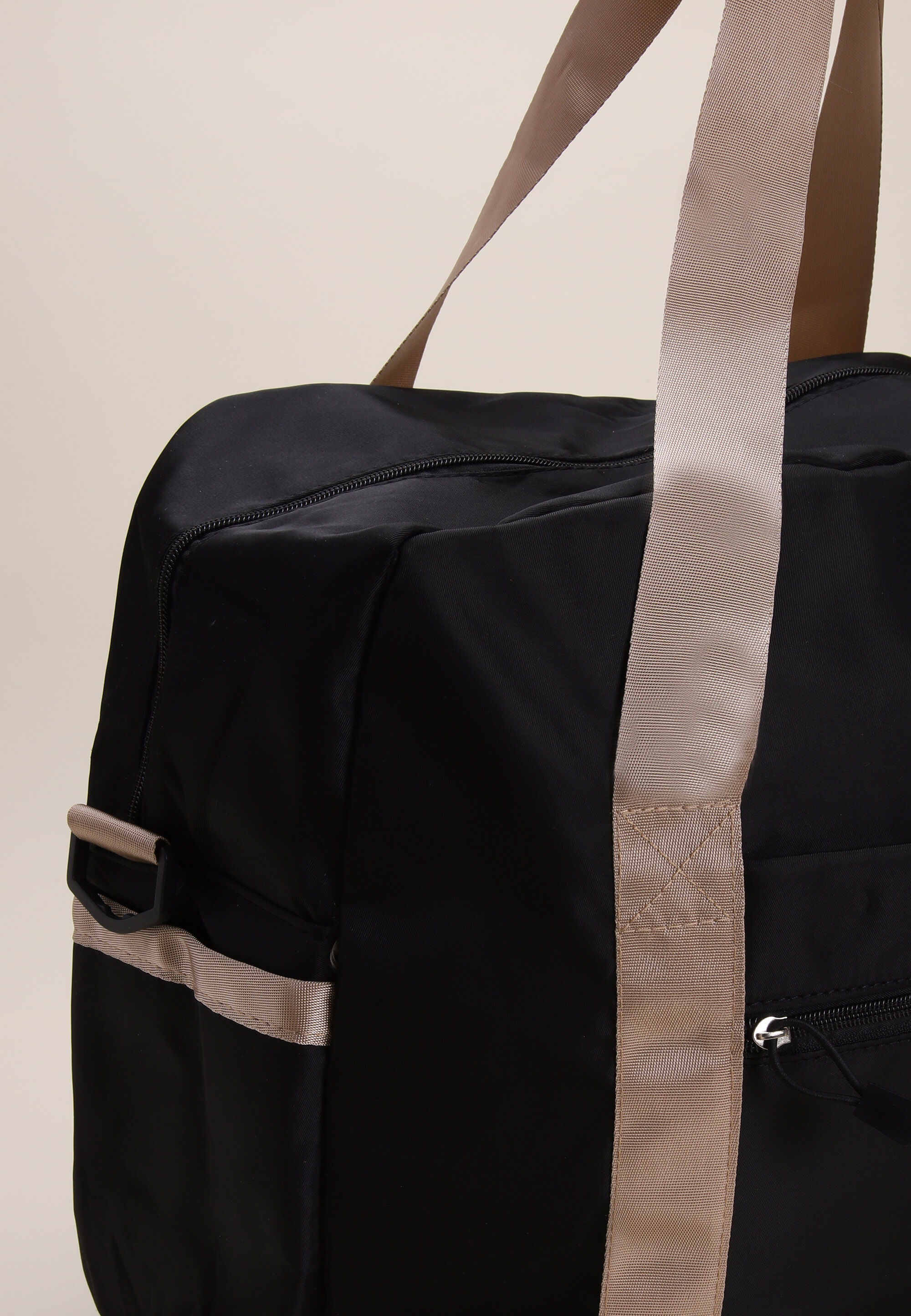 Womens Black & Pink Under Seat Cabin Bag