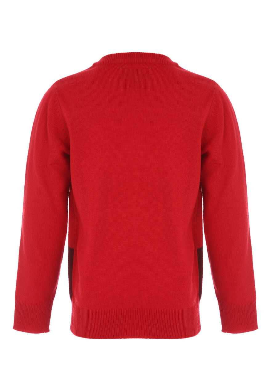 Older Boys Red Rebel Rudolph Christmas Jumper