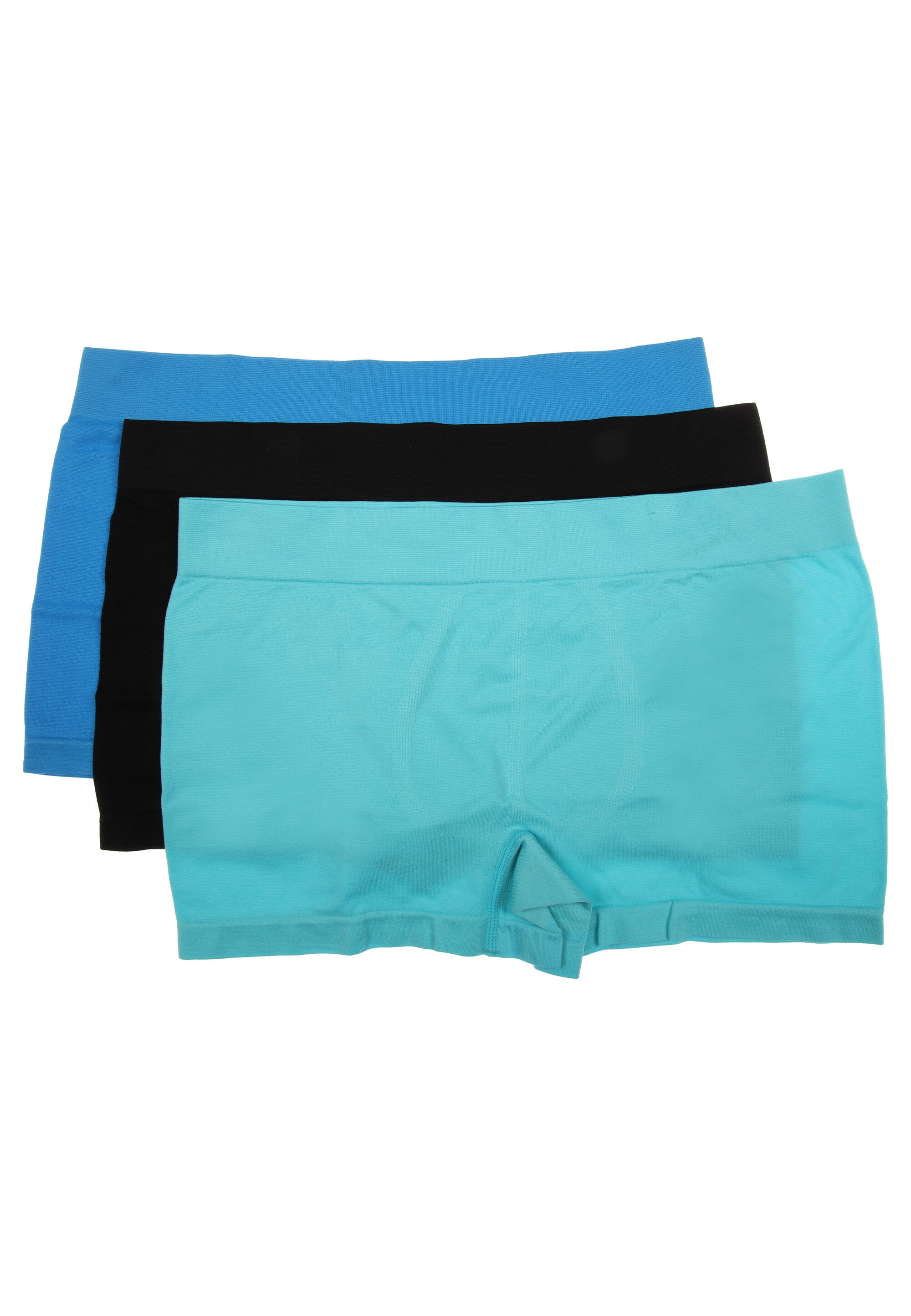 Mens 3pk Blue Seam Free Trunks