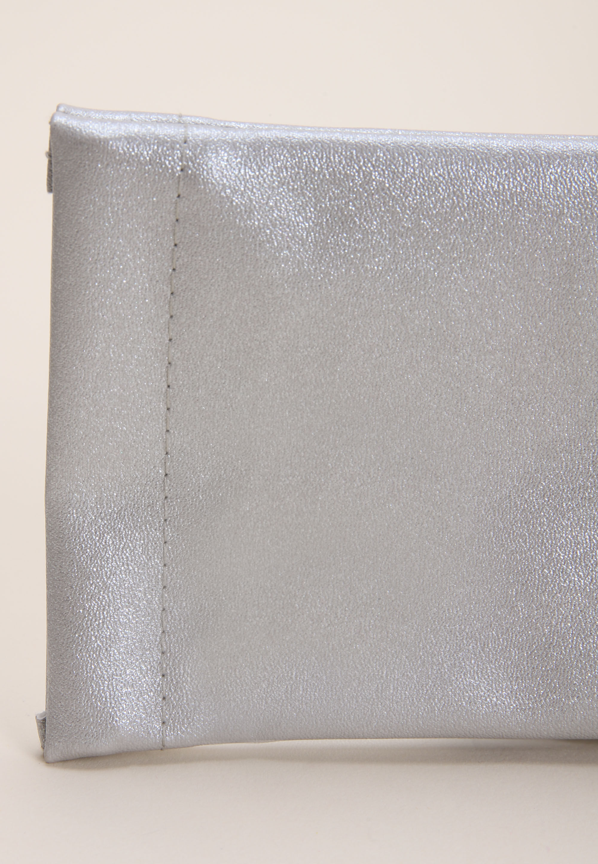 Womens Silver Glitter Sunglasses Case