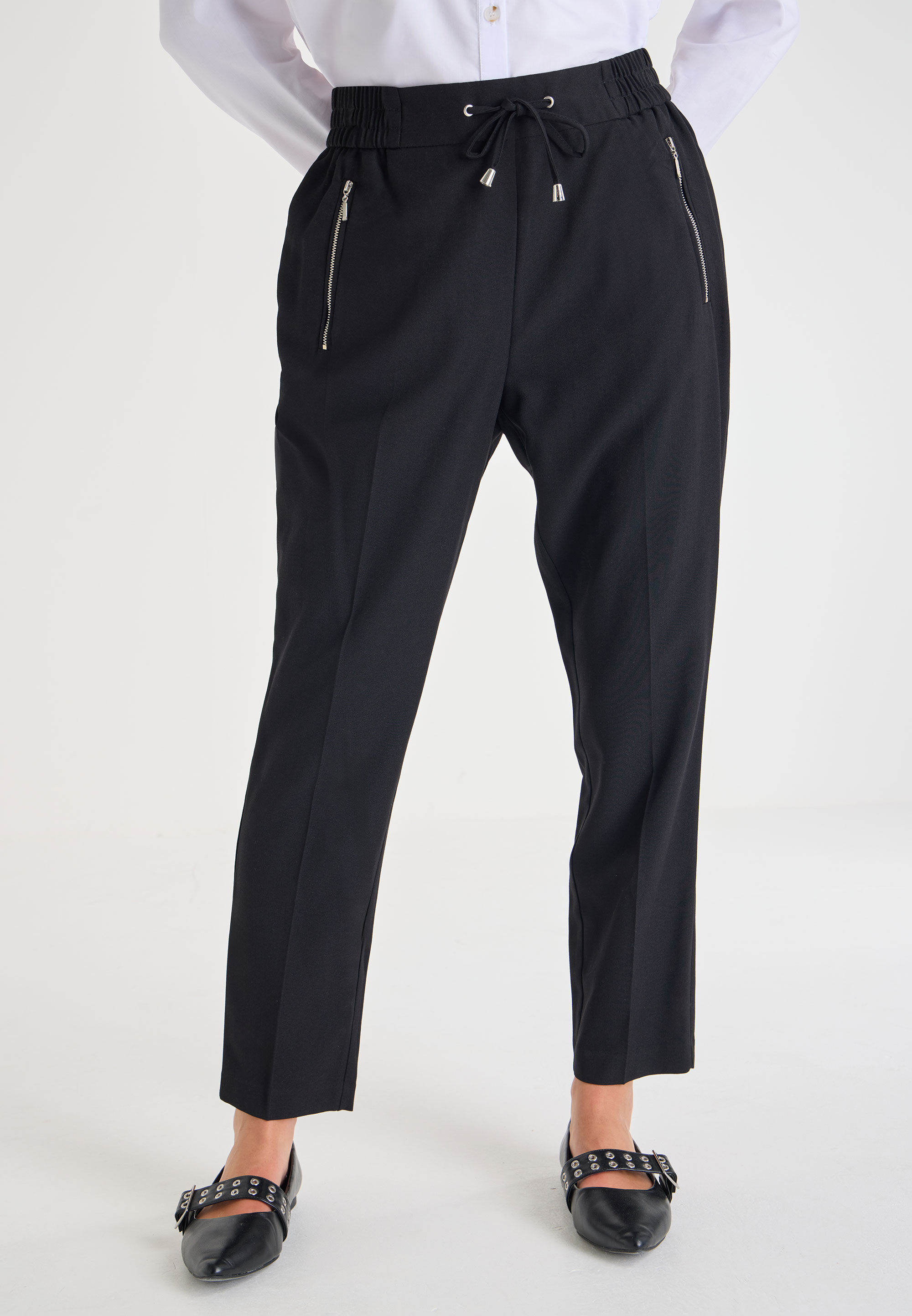 Womens Black Smart Trousers