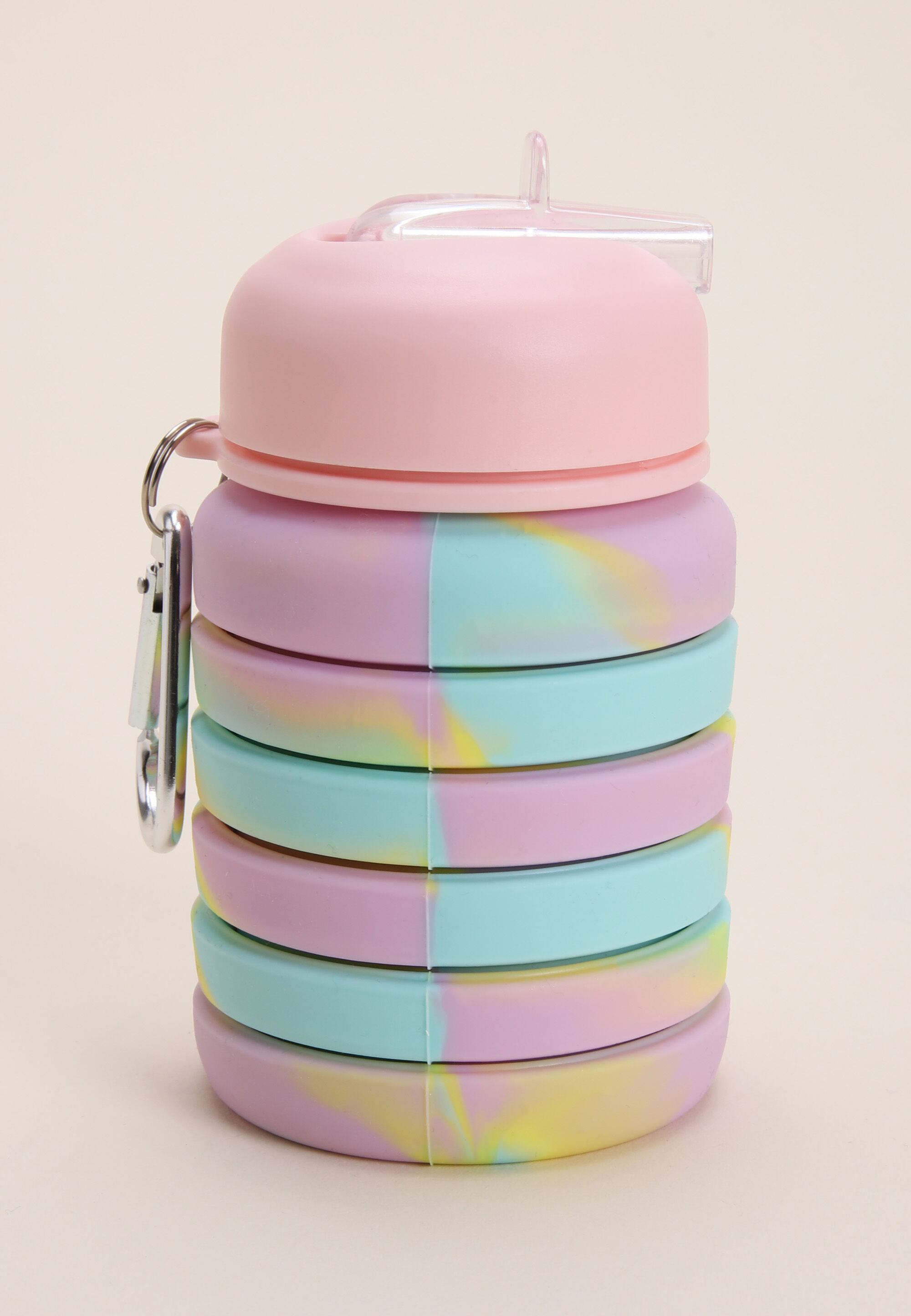 Boys Pink Retractable Silicone Travel Bottle