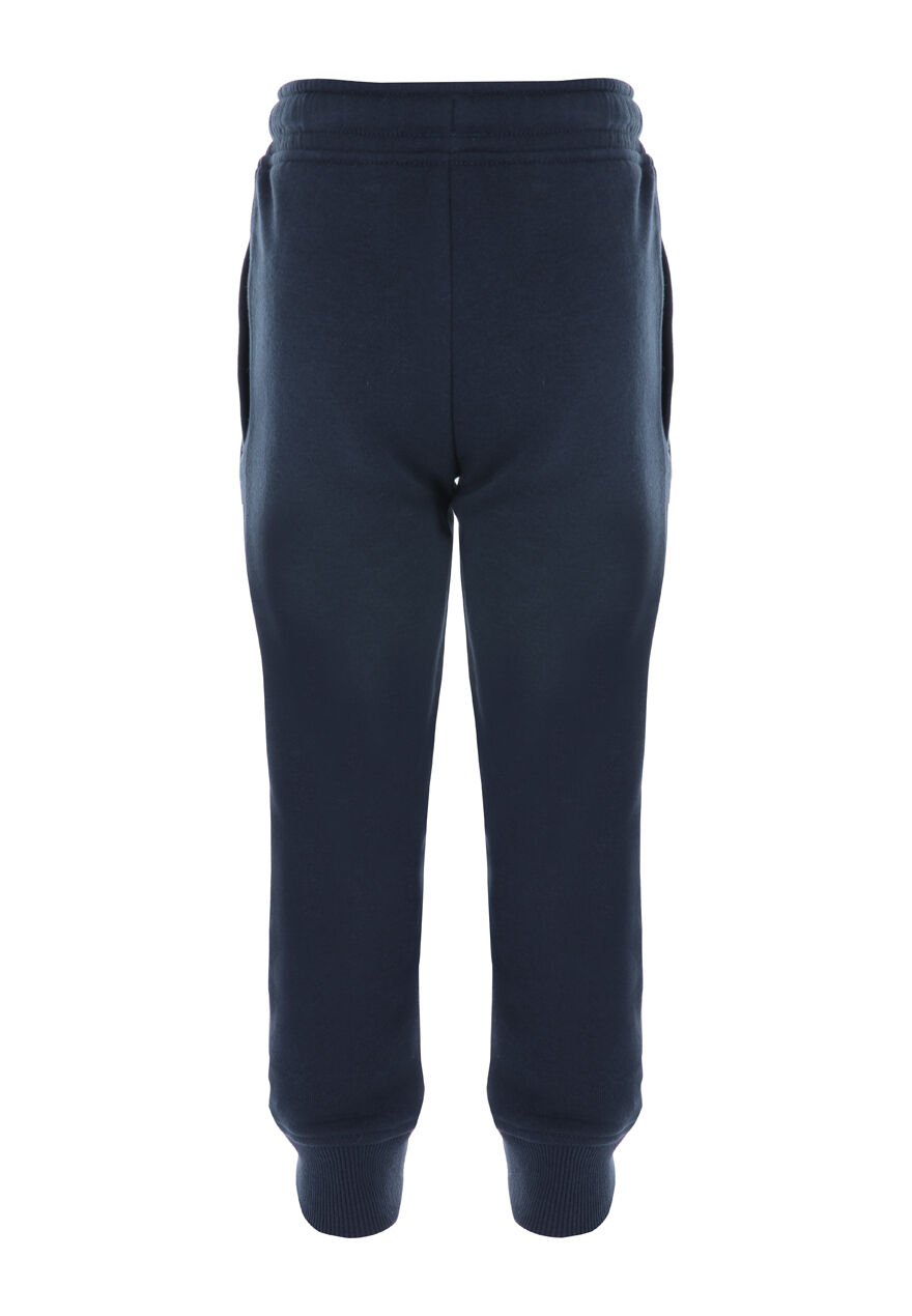 Younger Boys Plain Navy Joggers