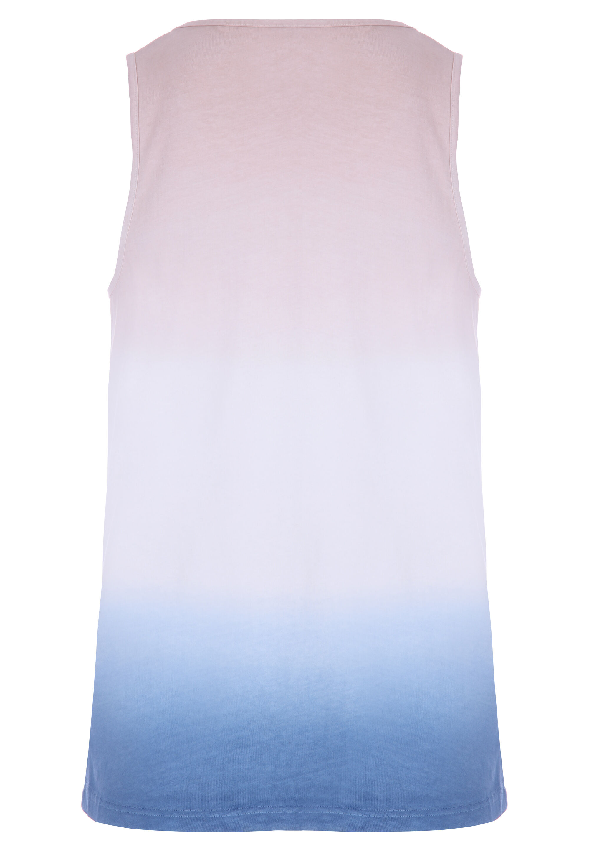 Mens Pink & Blue Dip-Dye Vest