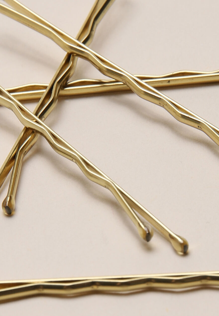 Womens 40pk Gold Hair Grips