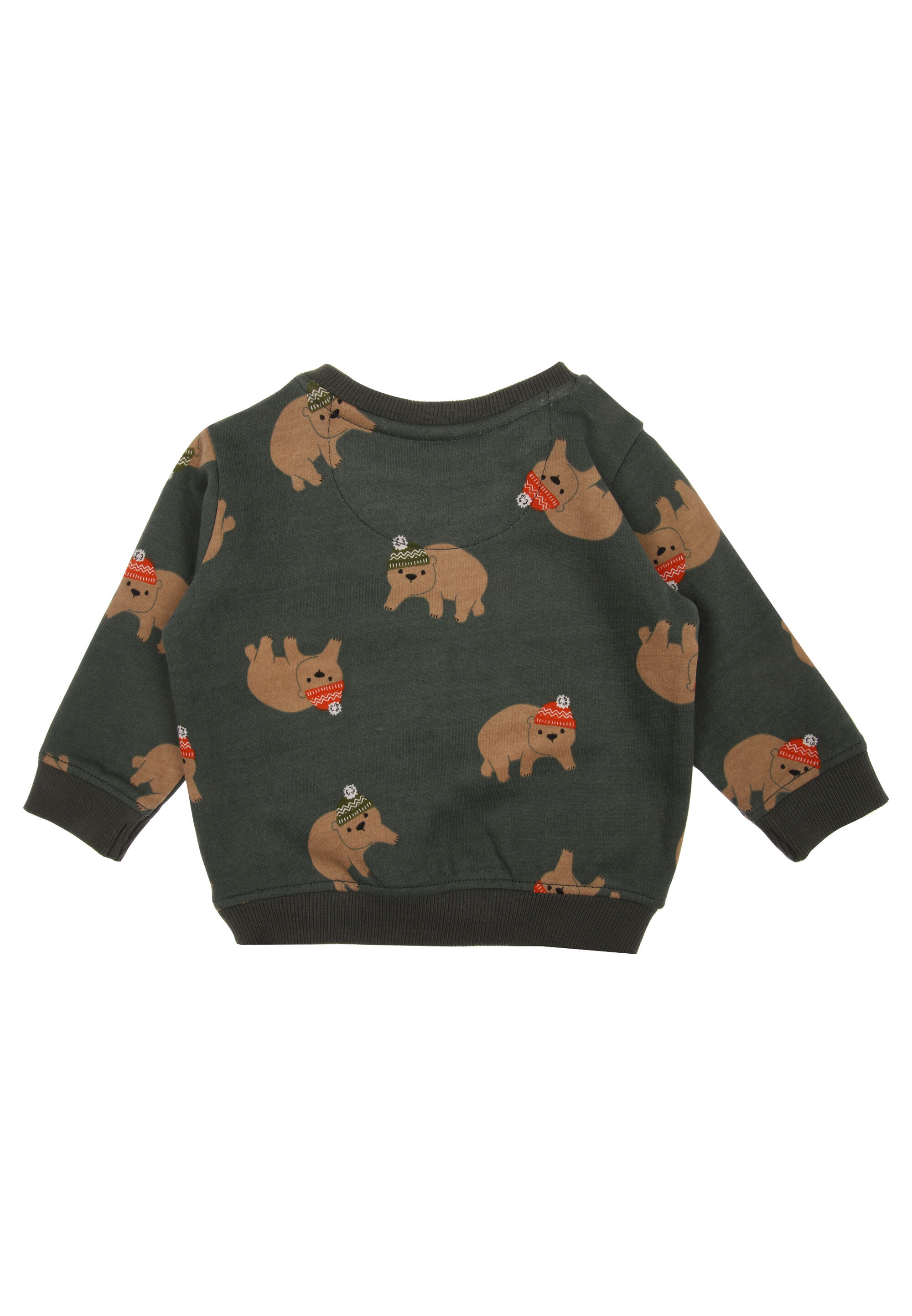 Baby Boys Green Bear Top & Joggers Set