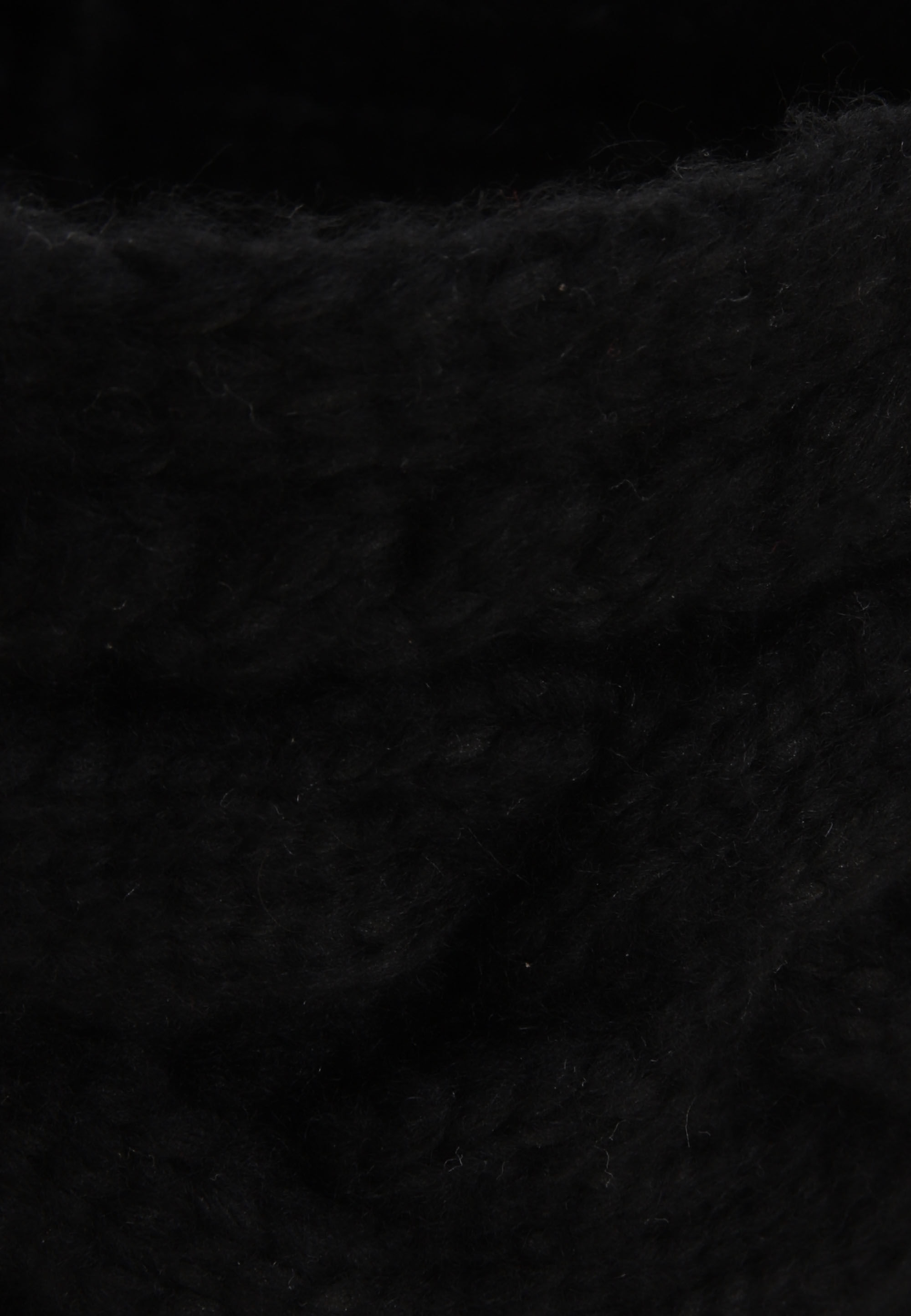 Womens Black Cable Knitted Headband
