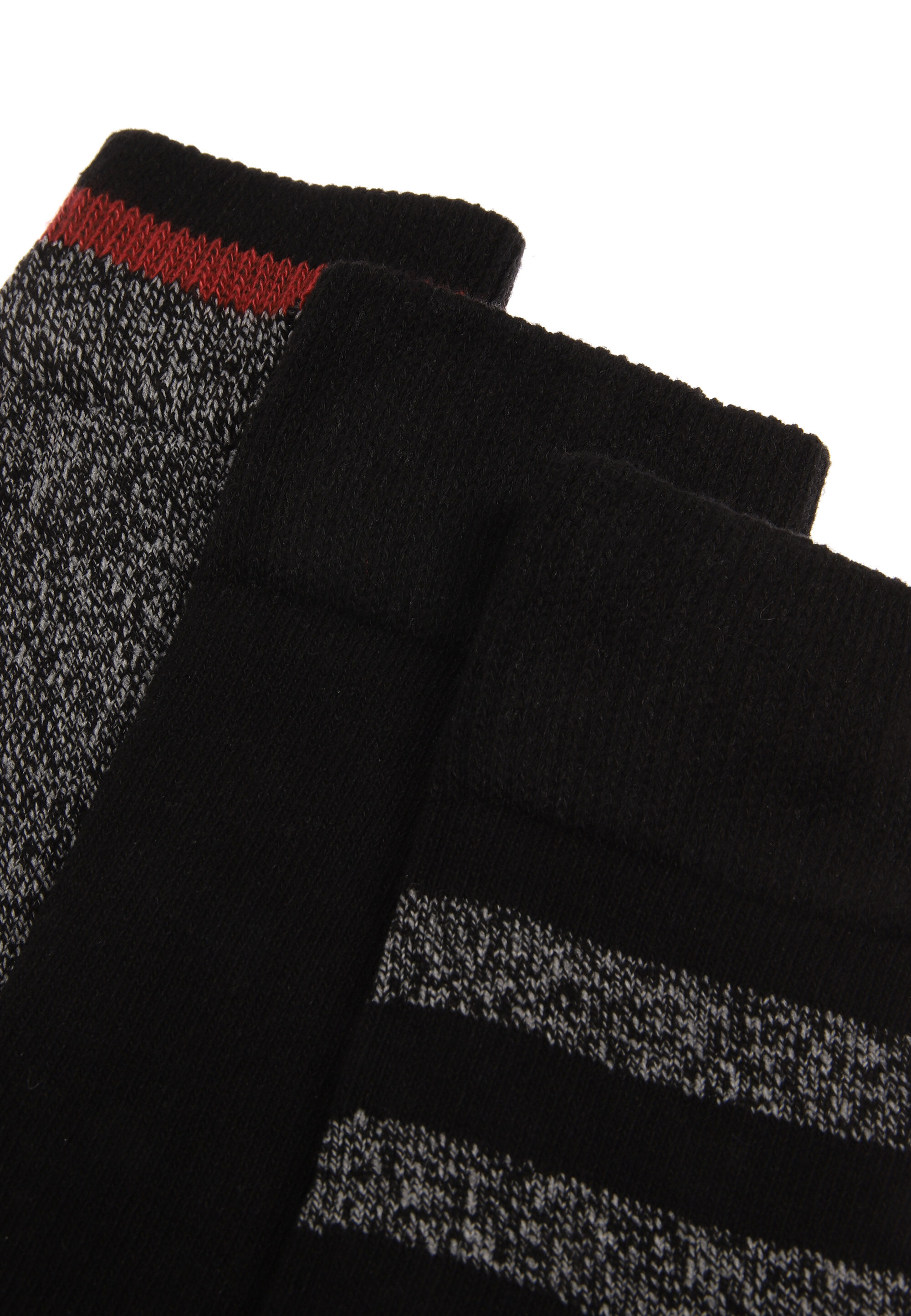 Mens 2pk Black Work Comfort Socks