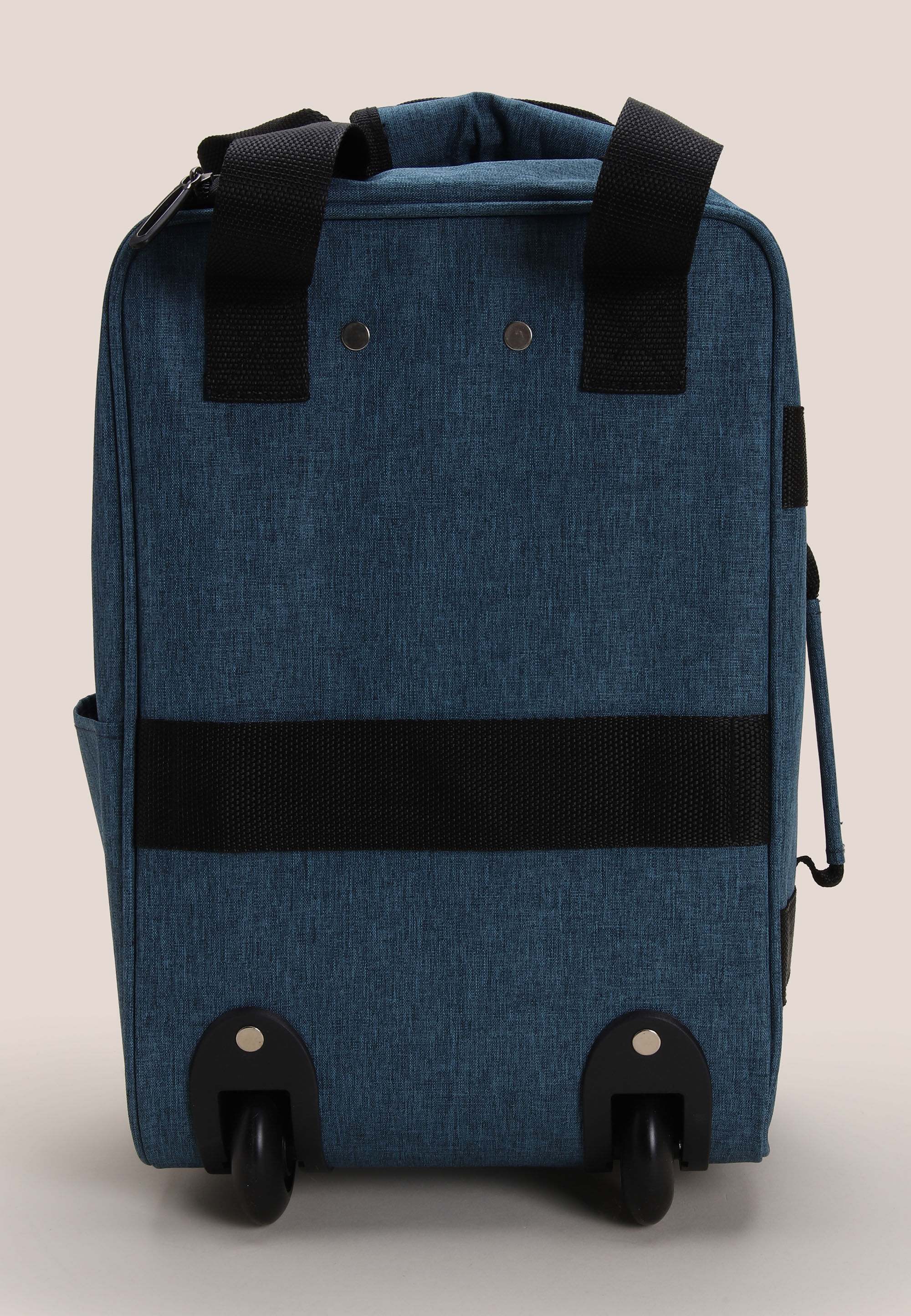 Womens Blue Wheeled Under Seat Cabin Bag