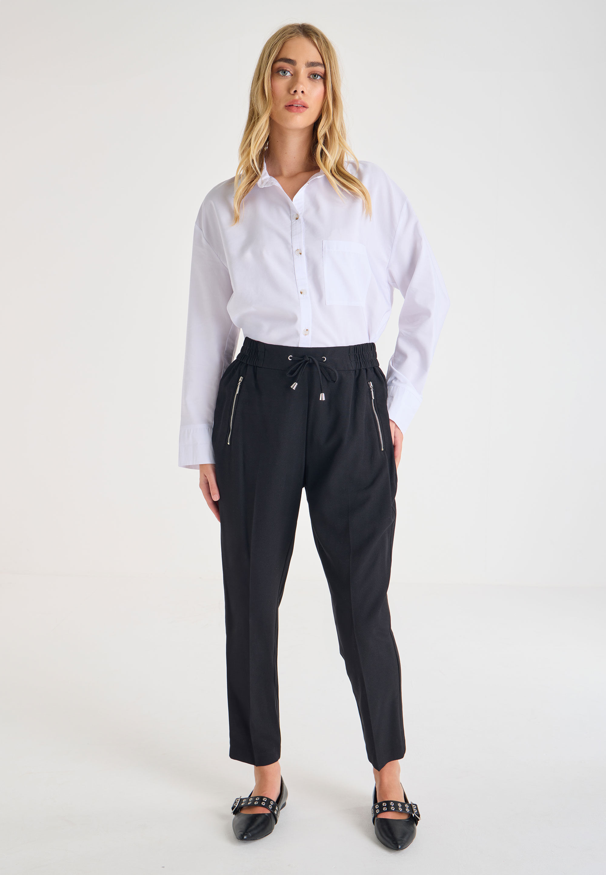 Womens Black Smart Trousers