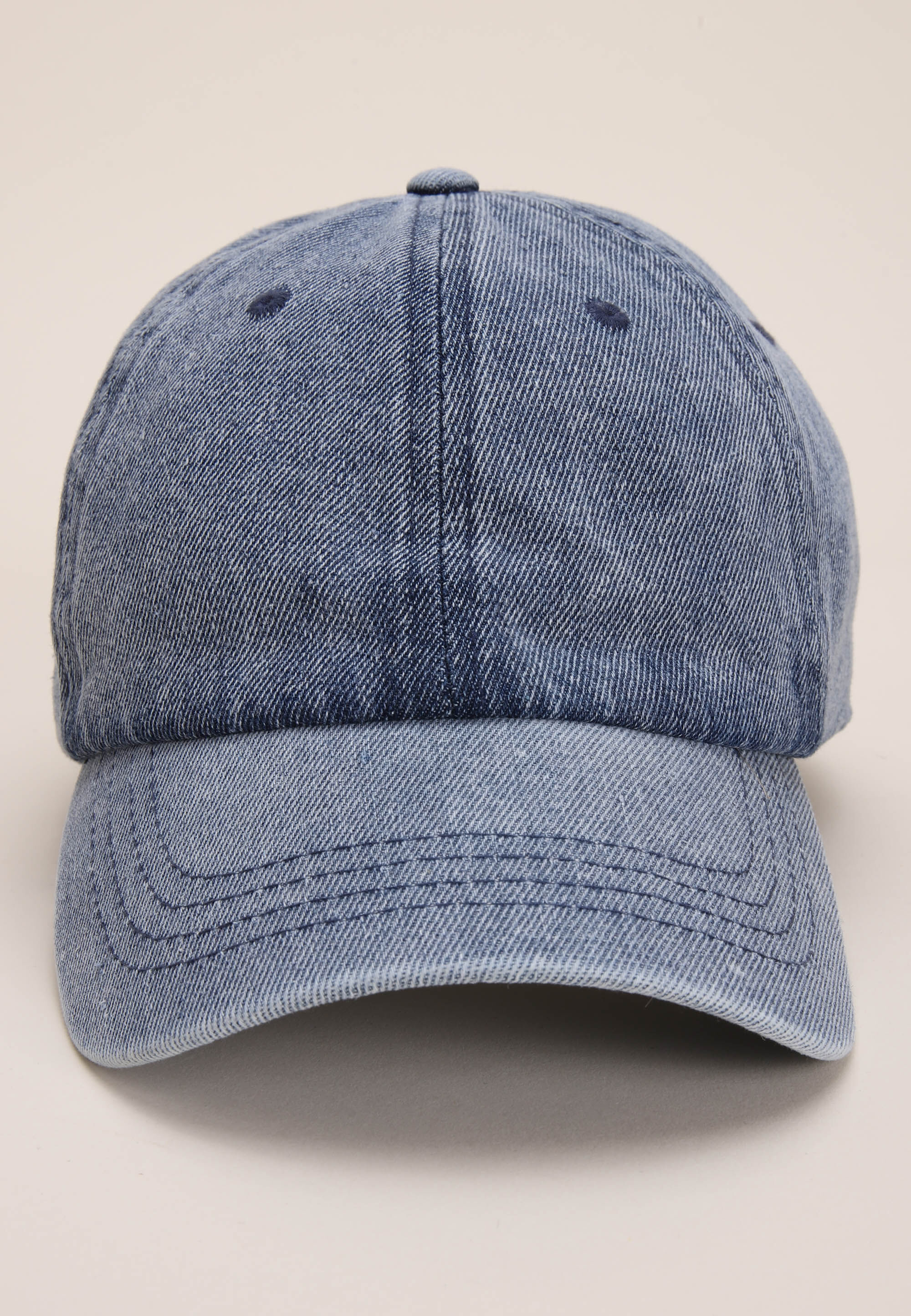 Womens Blue Denim Baseball Cap