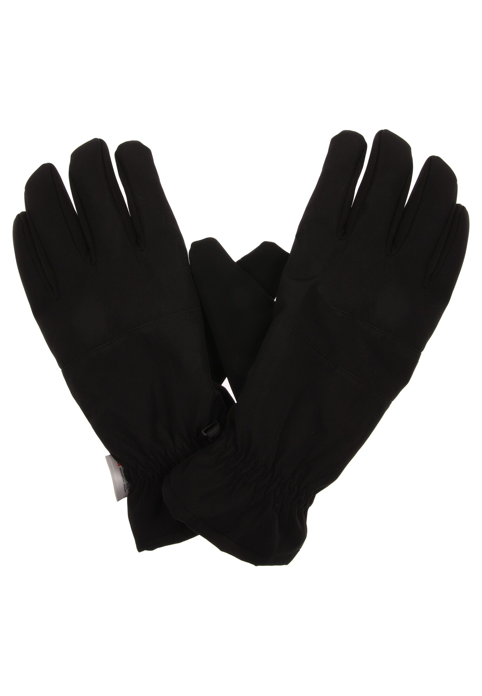 Mens Black Thinsulate Ski Gloves