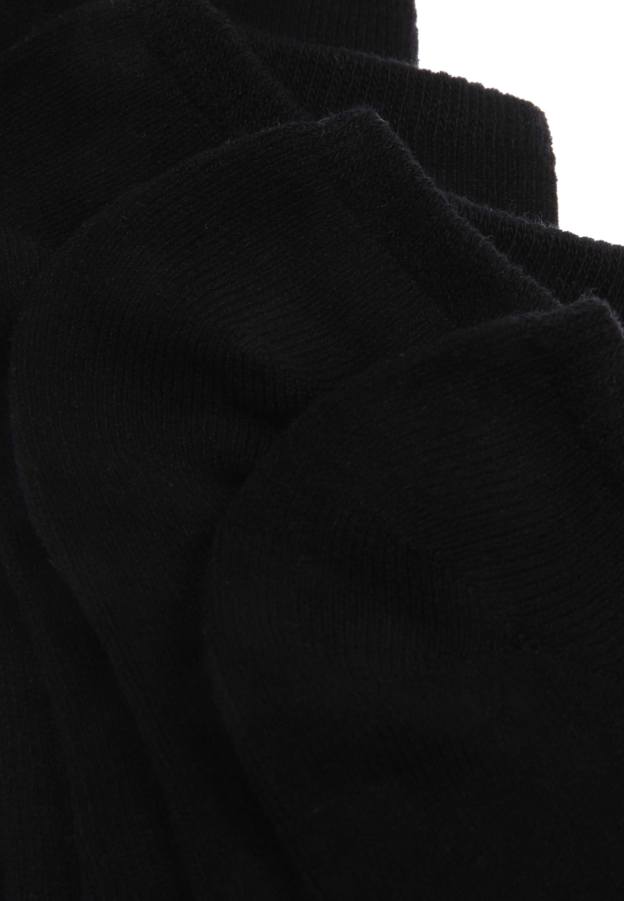 Womens 5pk Black Plain No Show Trainer Socks