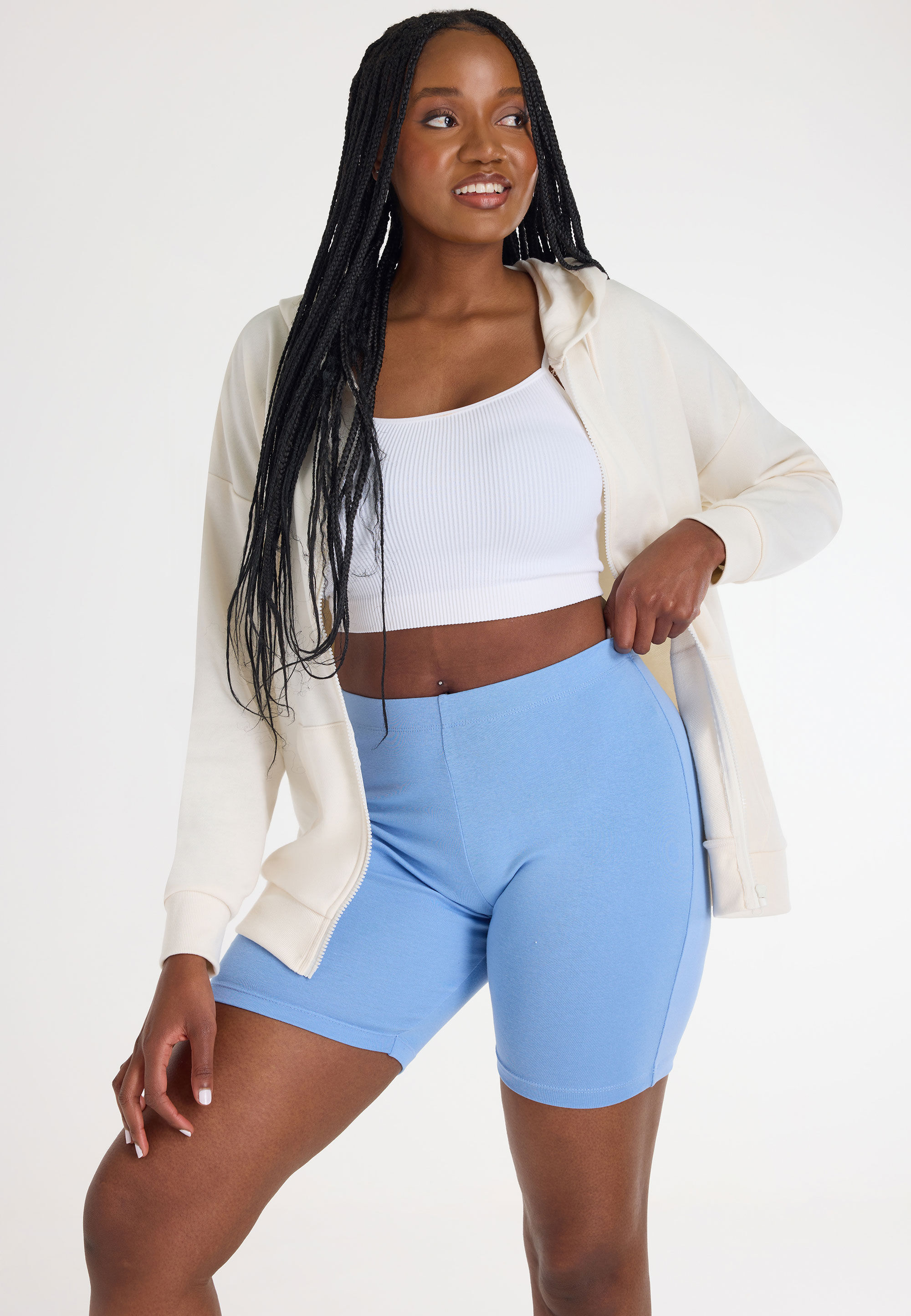 Womens Blue Cycling Shorts