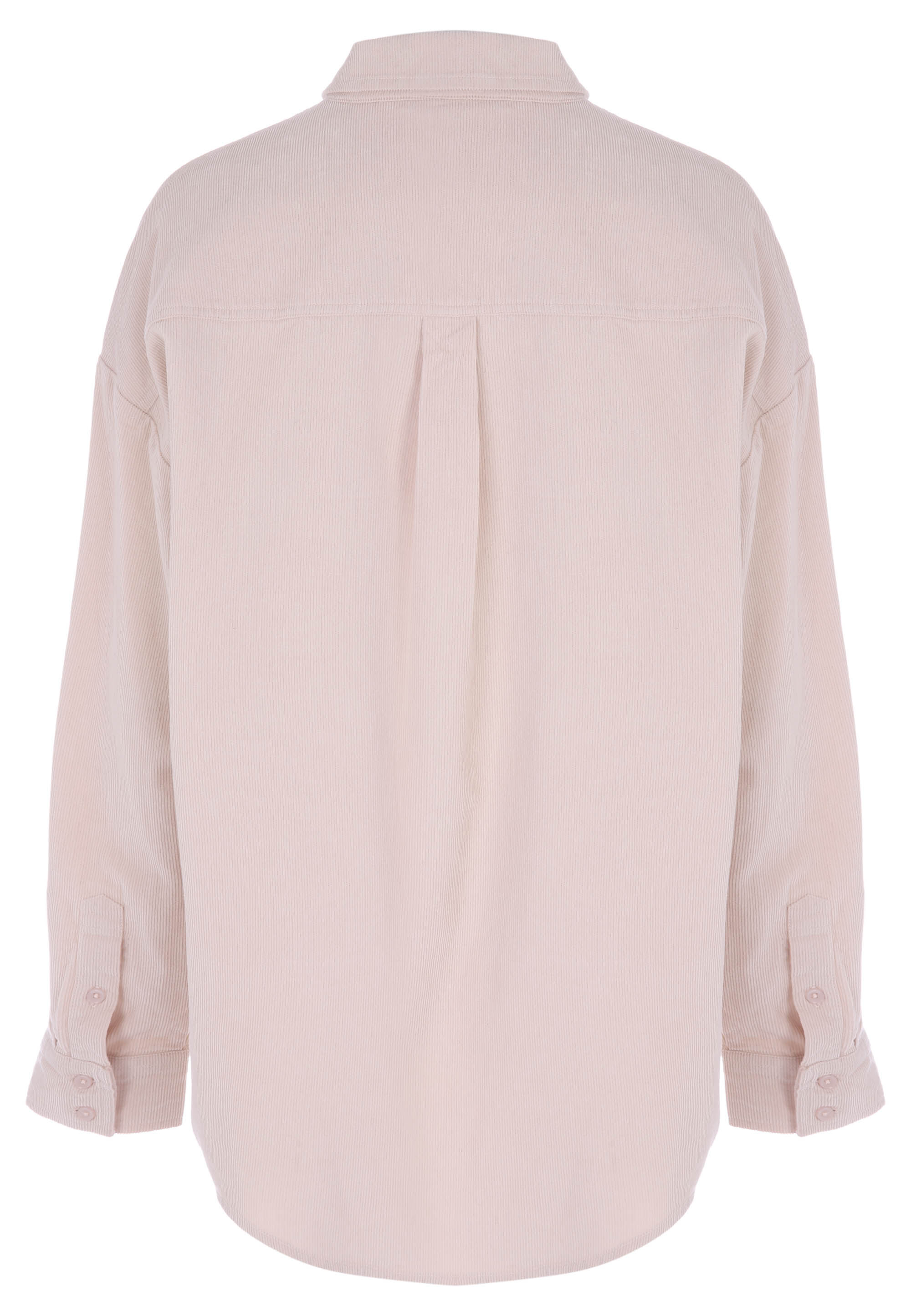 Womens Stone Plain Corduroy Shirt