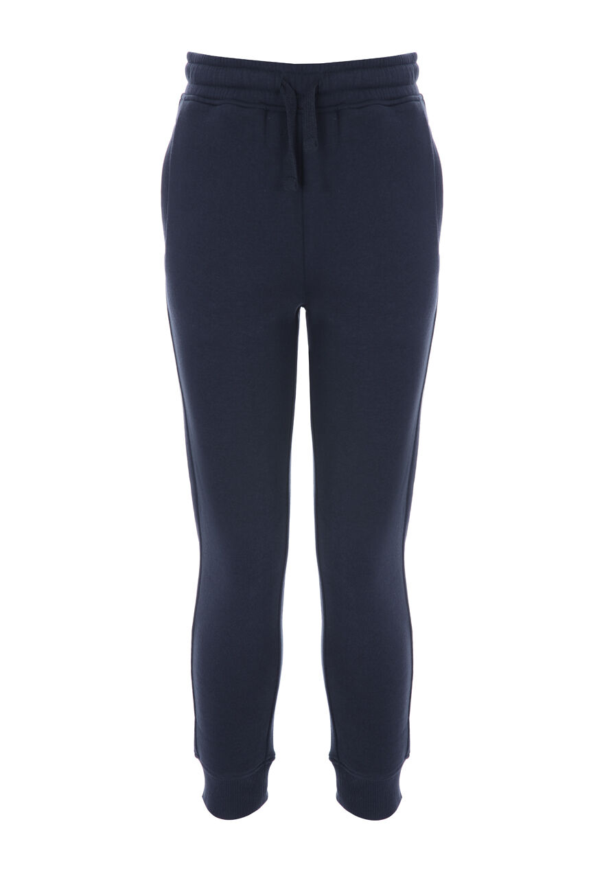 Older Boys Plain Navy Joggers