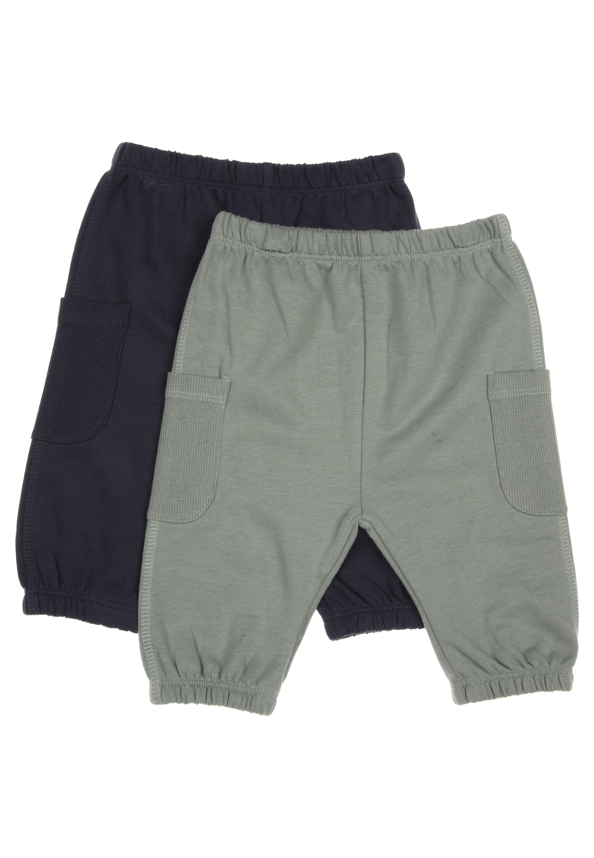 Baby Boys 2pk Khaki & Navy Joggers