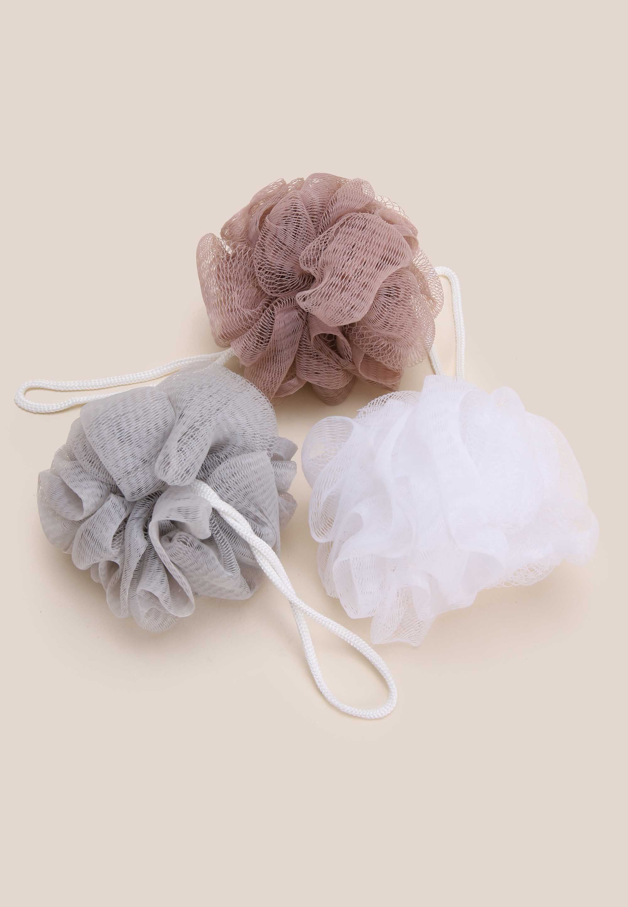 3 Pack Mini Shower Loofahs
