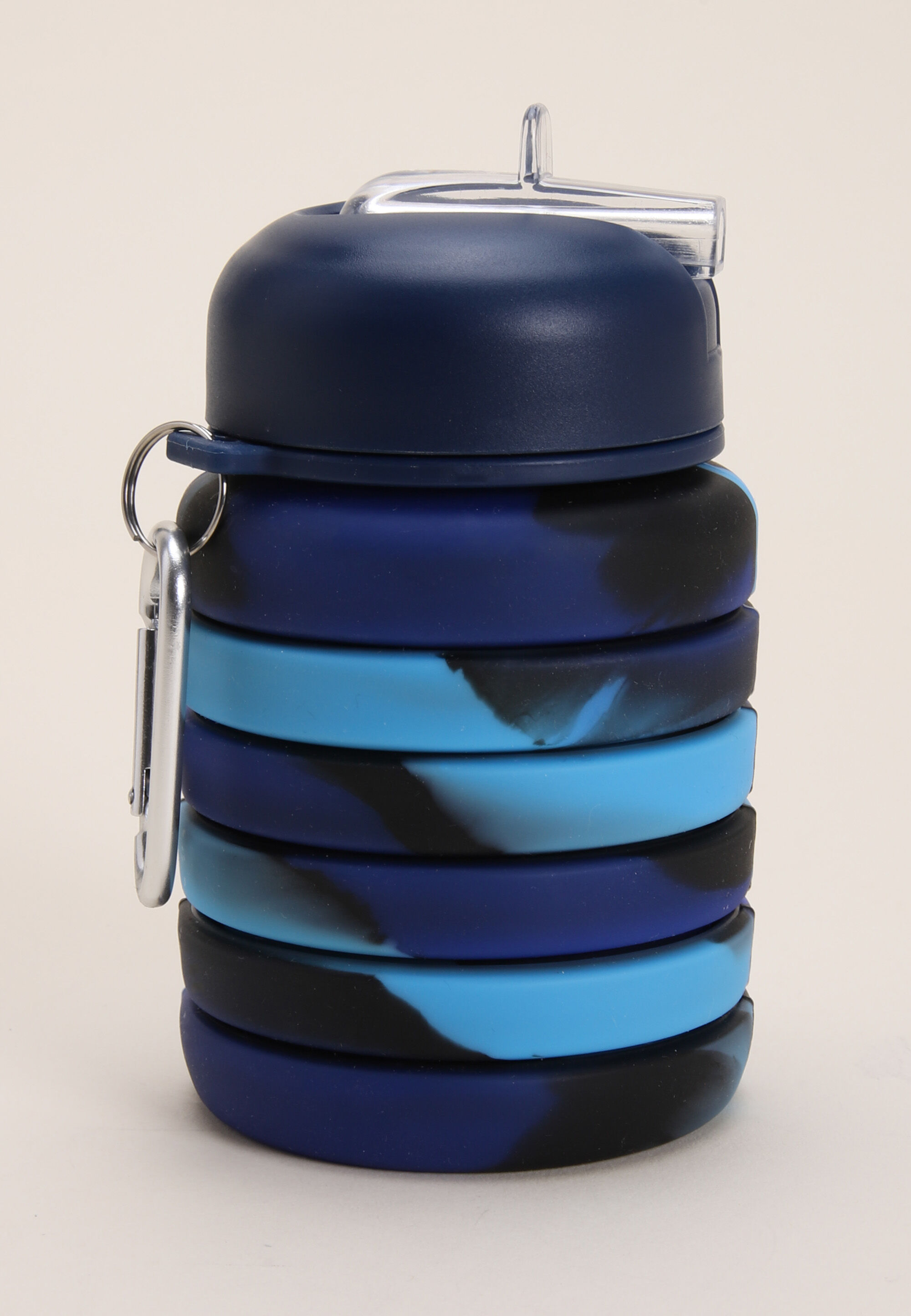 Boys Blue Retractable Silicone Travel Bottle