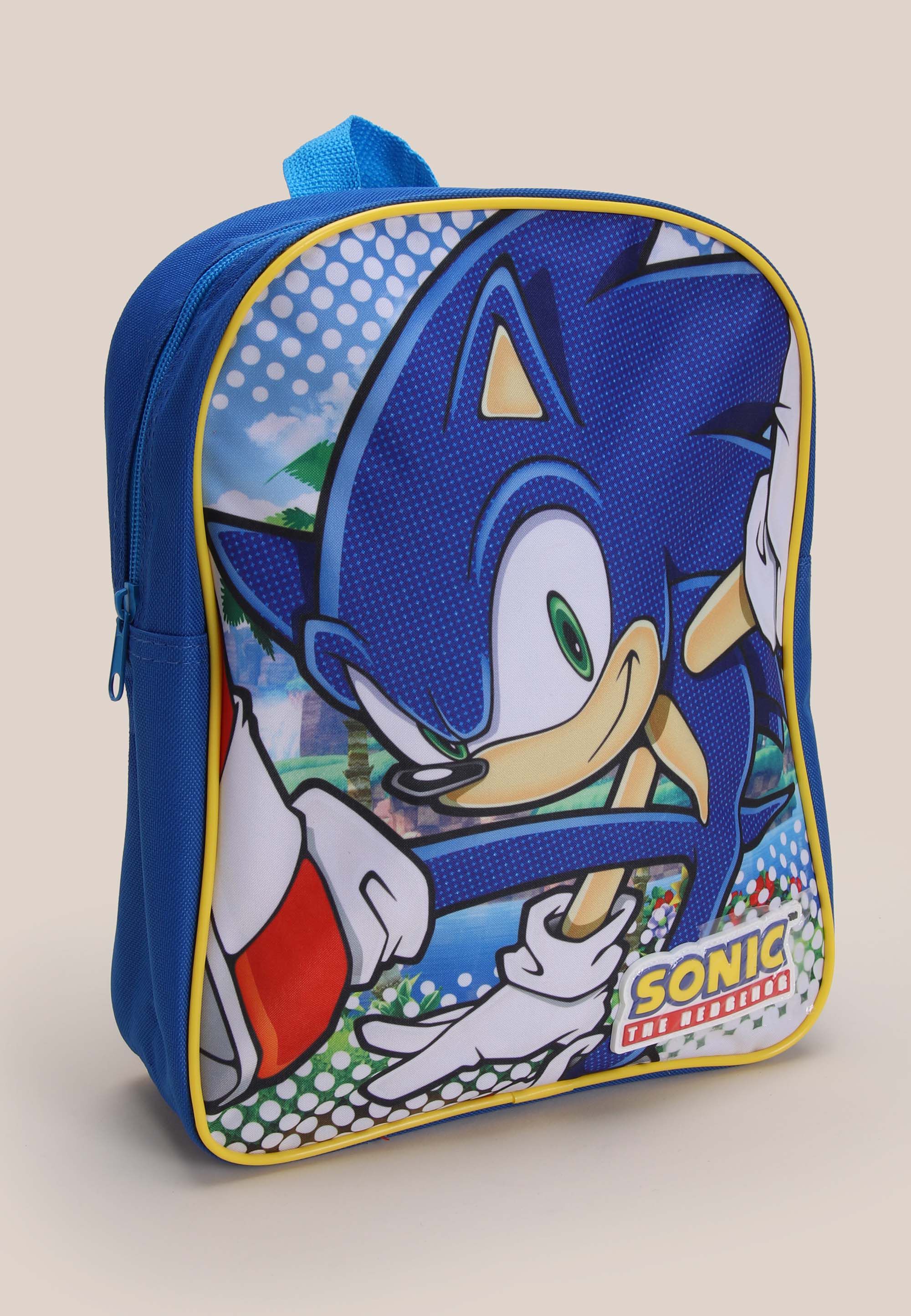Kids Blue Sonic the Hedgehog Backpack