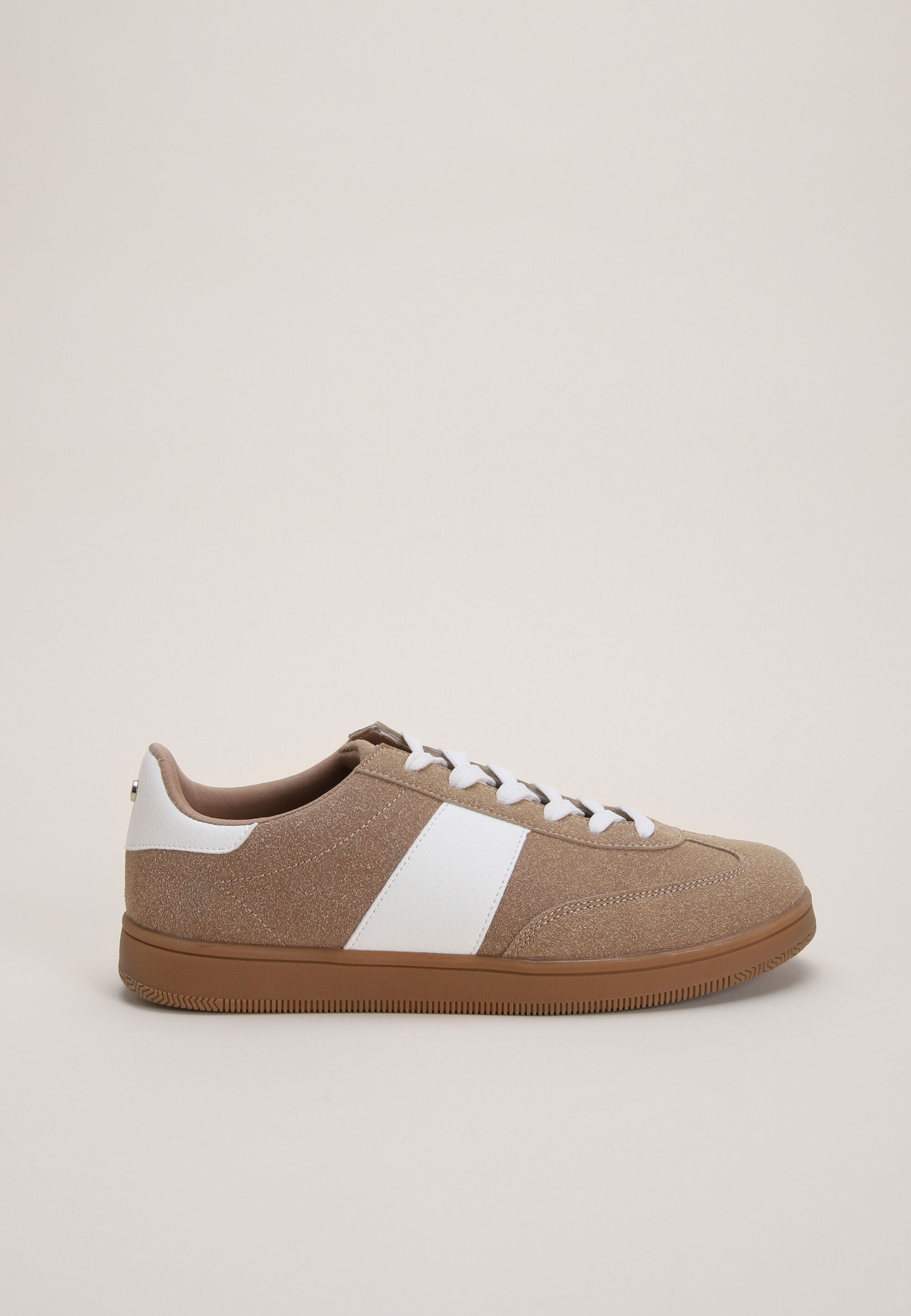 Womens Brown Retro Plimsoll Trainers