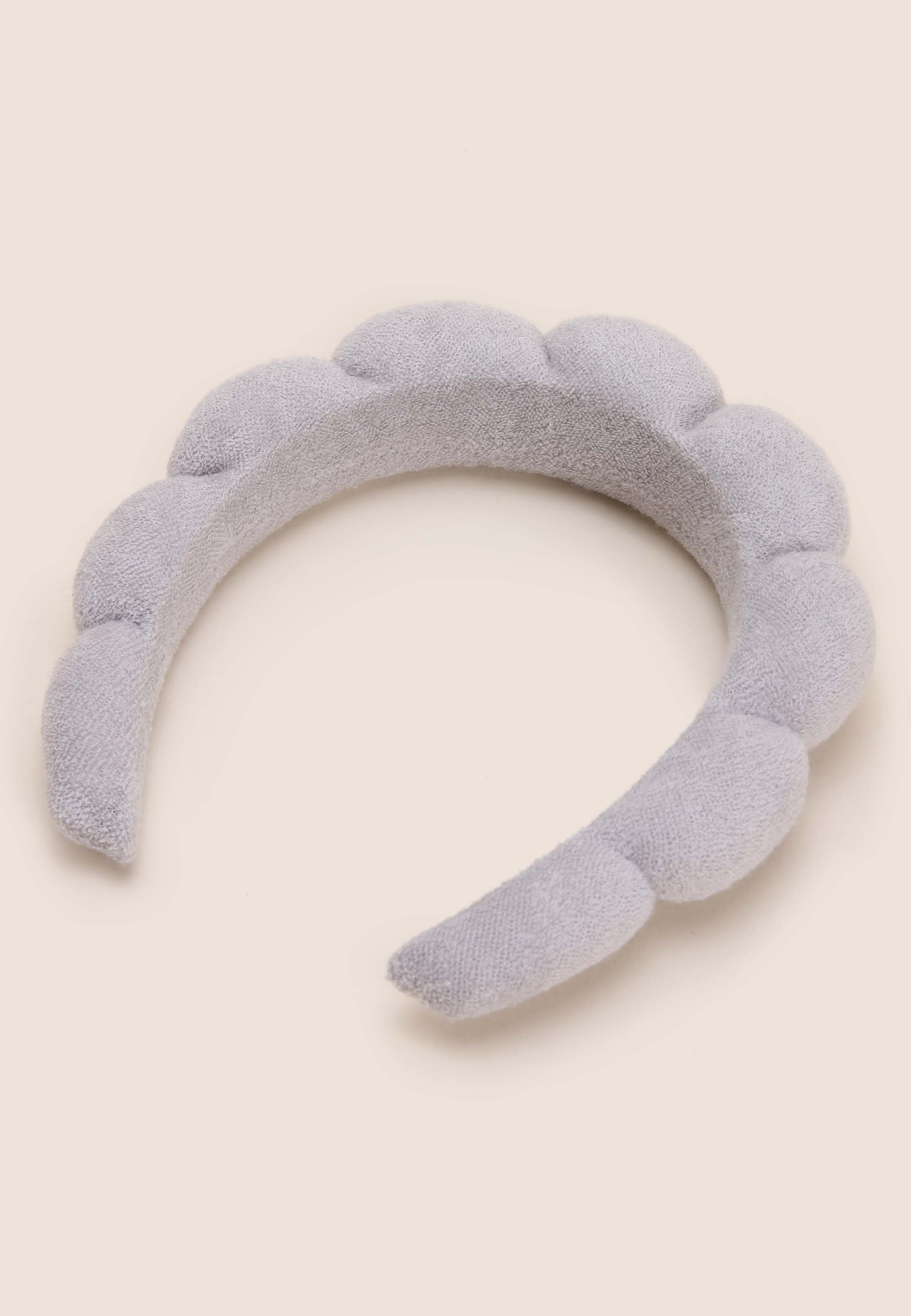 Womens Grey Spa Cloud Headband