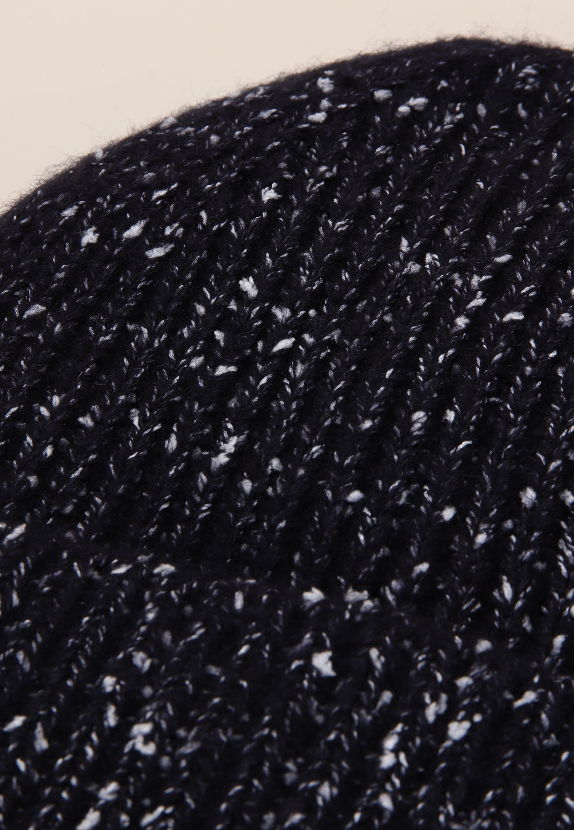 Mens Navy Fleck Knitted Thinsulate Beanie