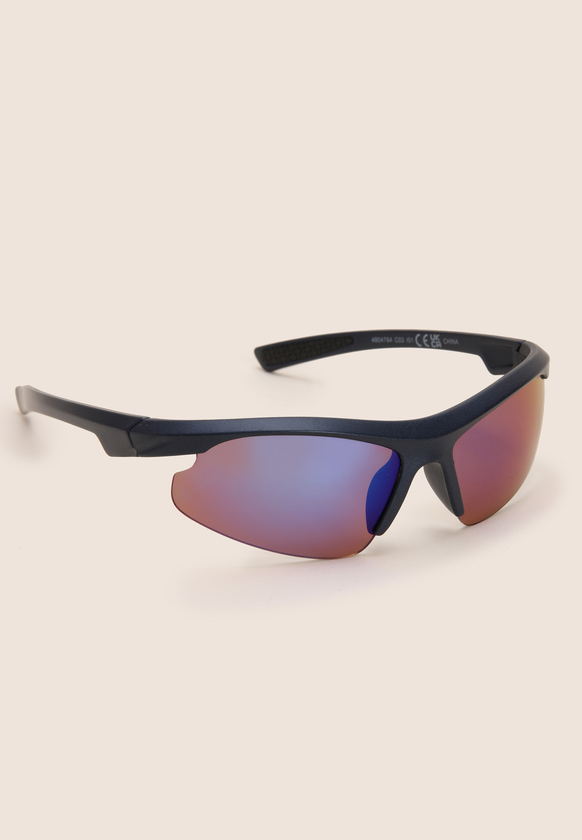 Boys Blue Frameless Sport Sunglasses