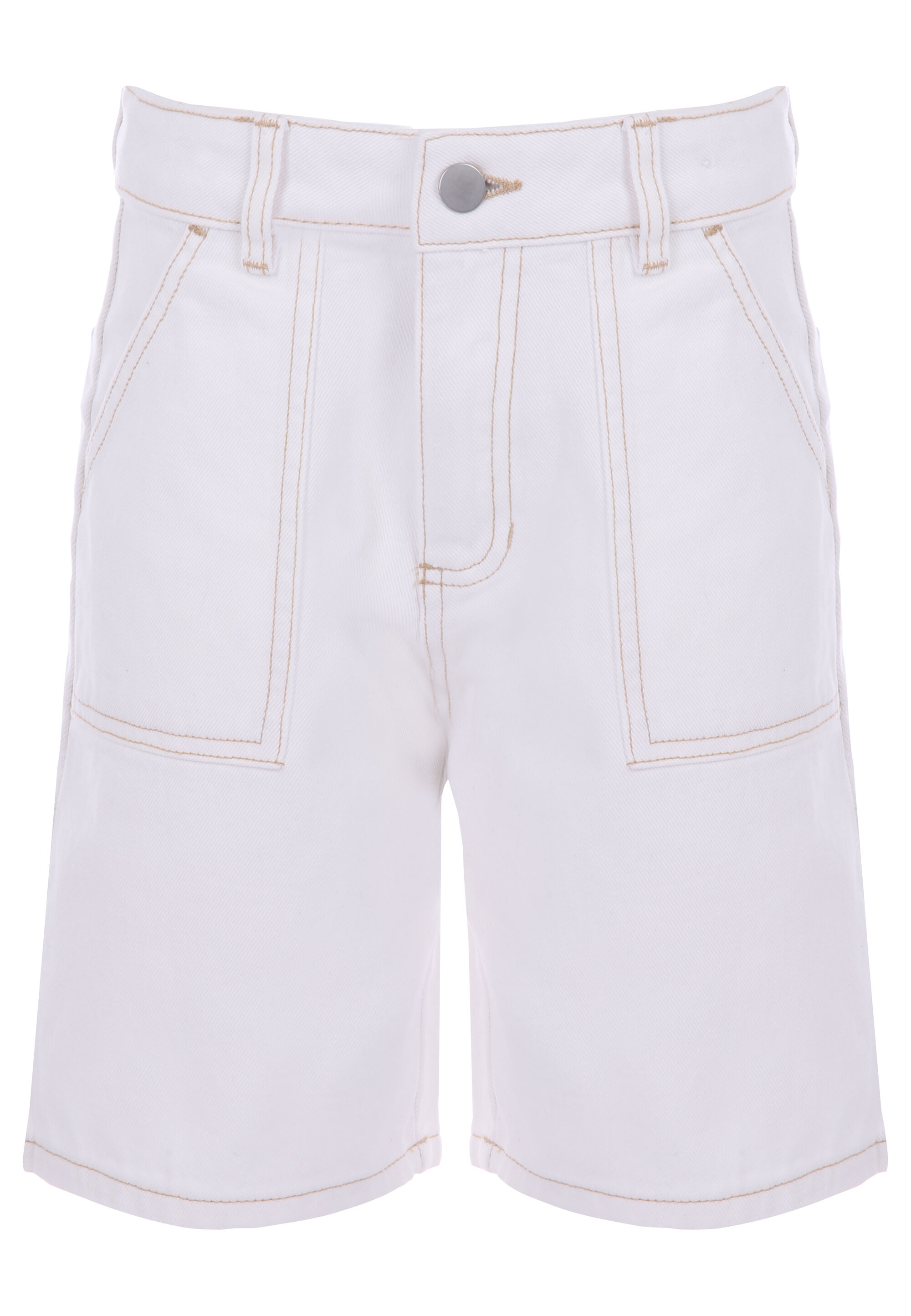 Older Boys Ecru Denim Worker Shorts